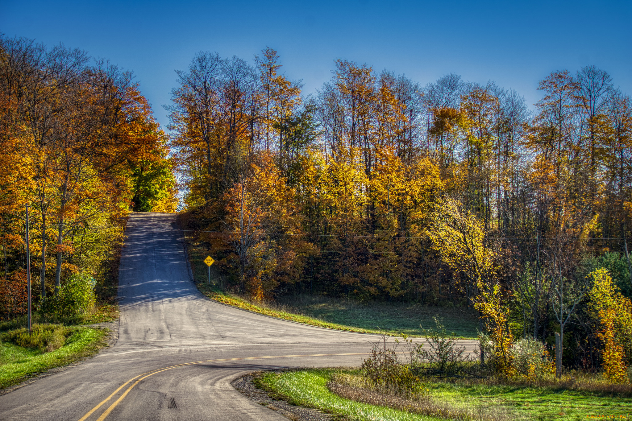 природа, дороги, простор