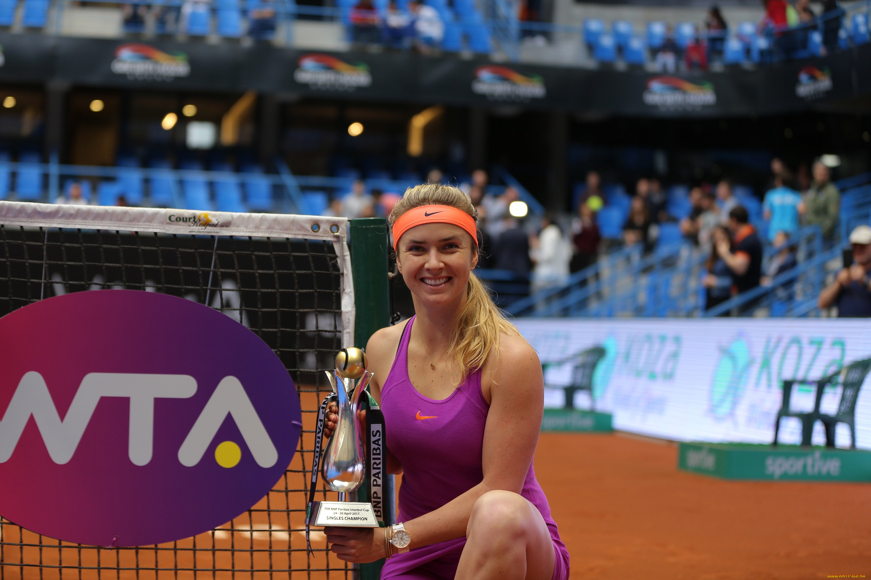 спорт, теннис, девушка, взгляд, фон, elina, svitolina