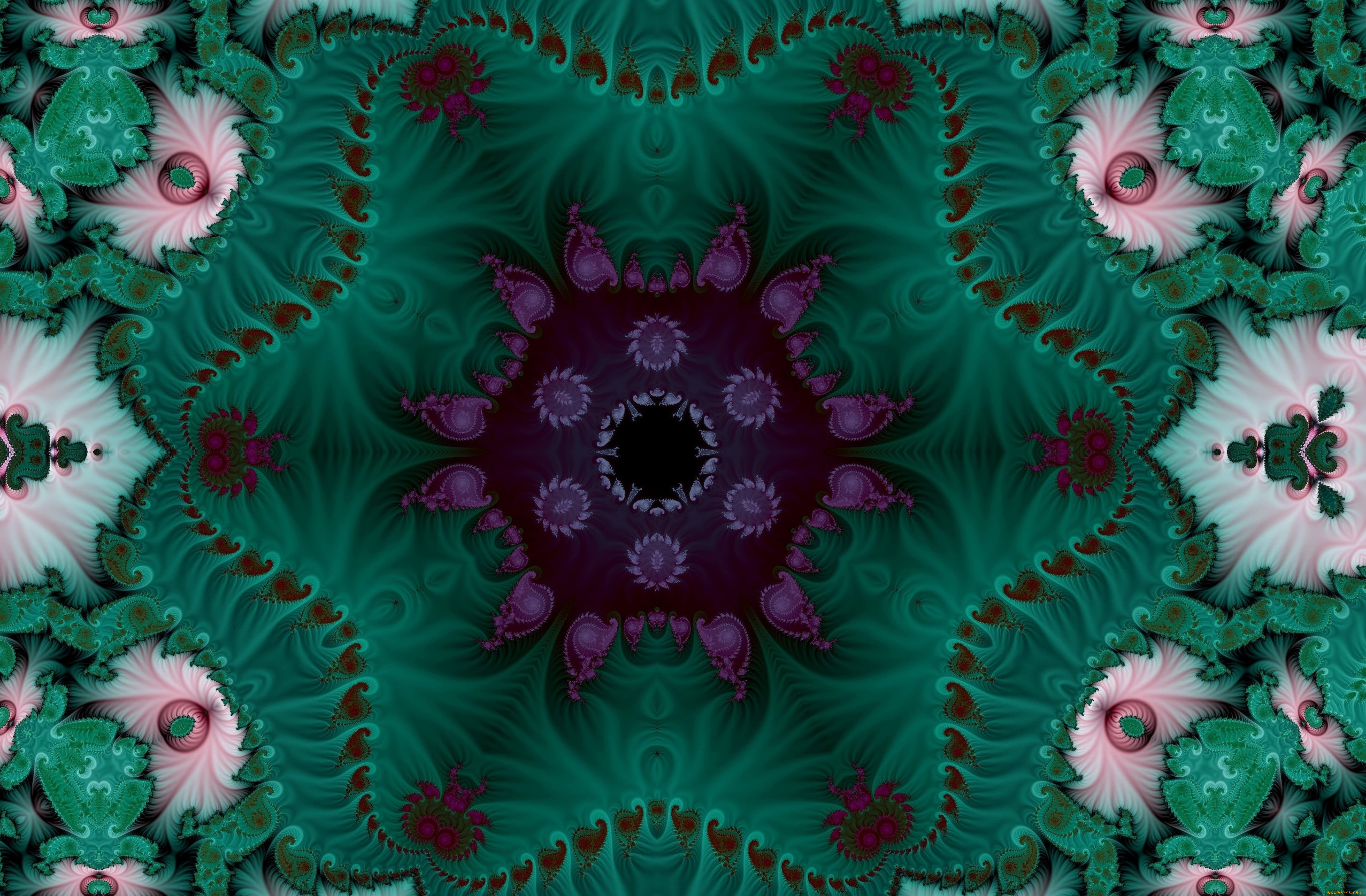 3д, графика, фракталы, , fractal, цвет, фон, узор