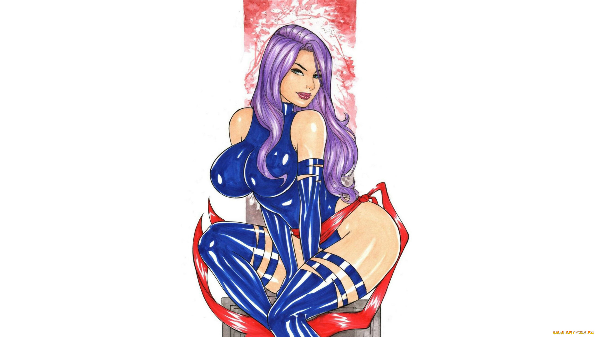 рисованное, elberty, oliveira, девушка, фон, взгляд, униформа