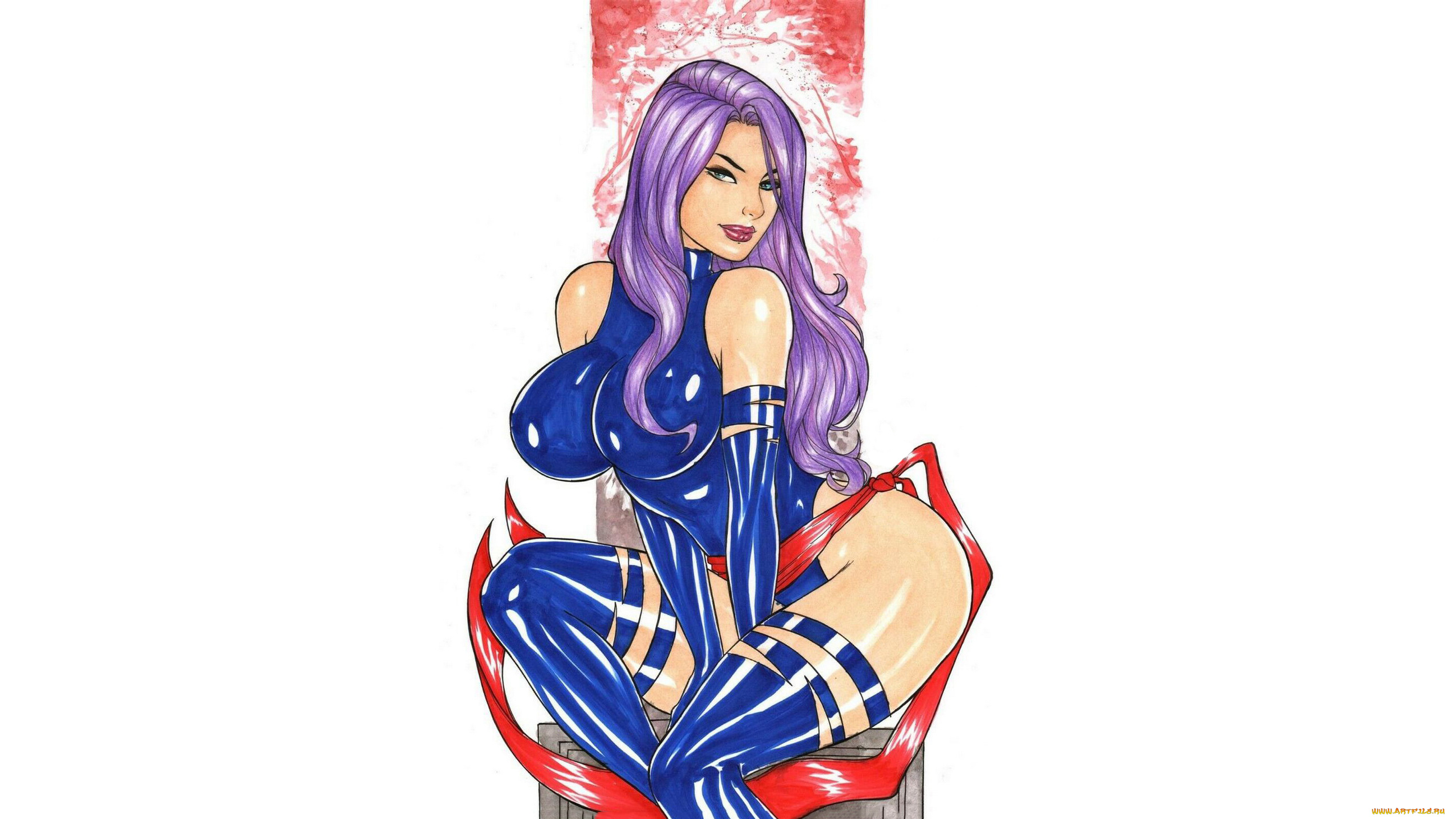 рисованное, elberty, oliveira, девушка, фон, взгляд, униформа