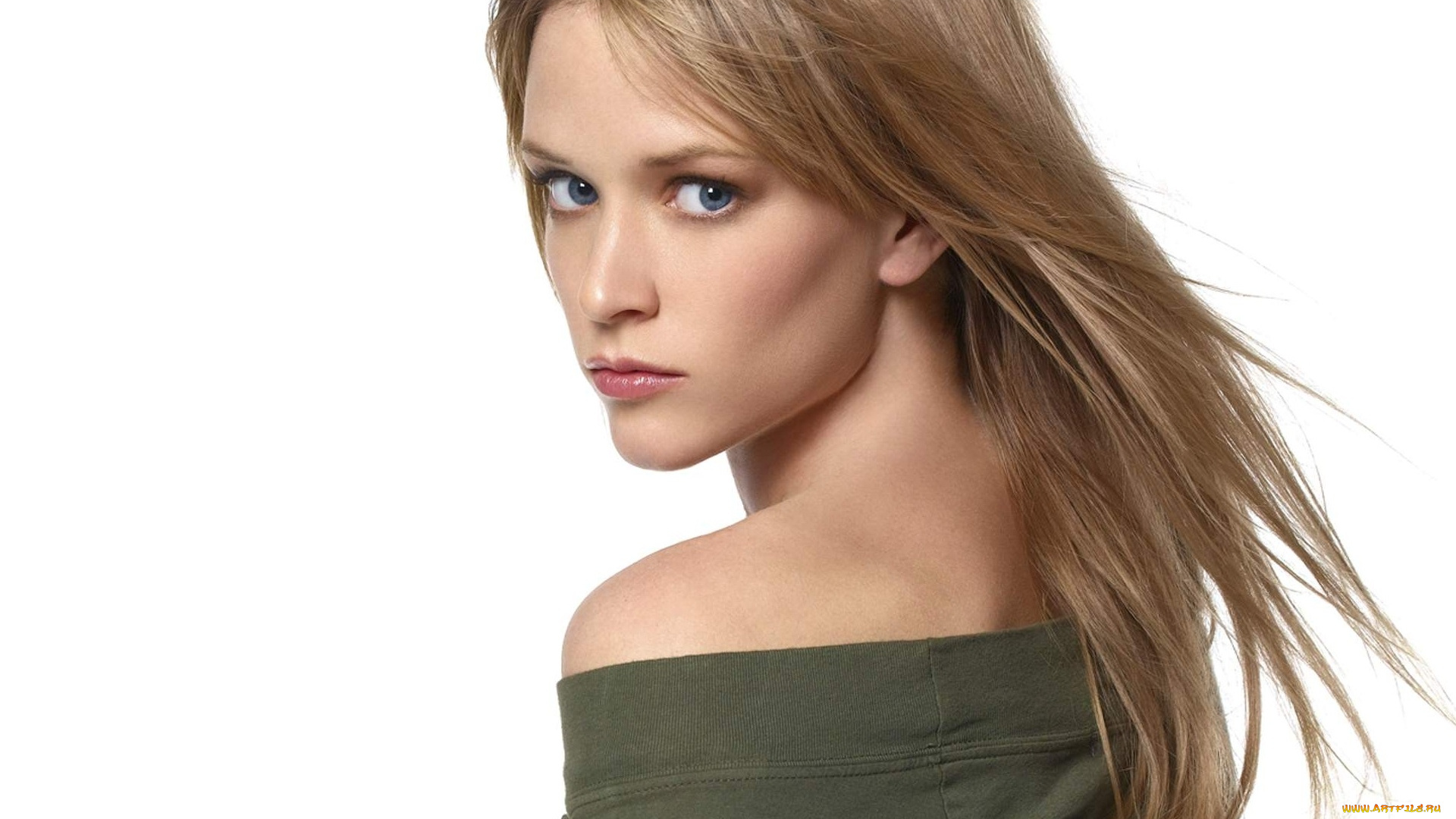 девушки, -, лица, , портреты, блондинка, лицо, kahlen, rondot