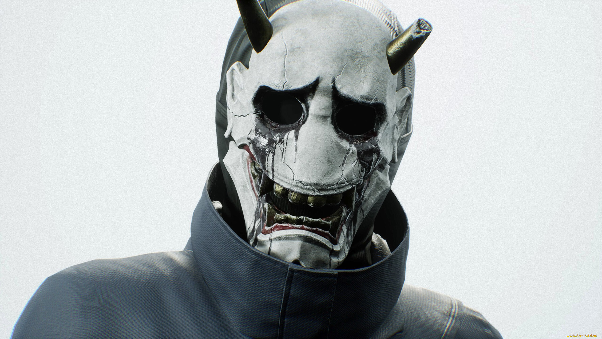 видео, игры, ghostwire, , tokyo, маска, призрак