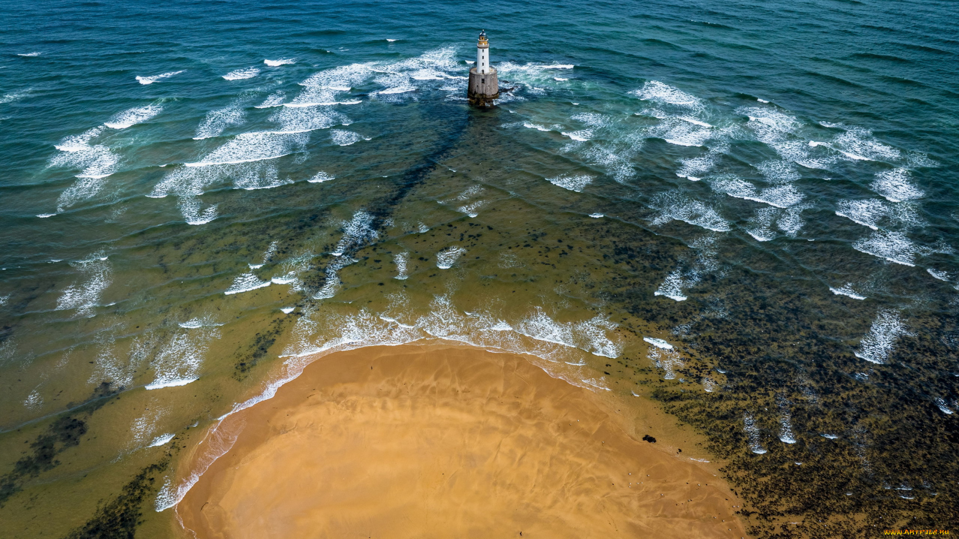 природа, маяки, море, маяк, отмель