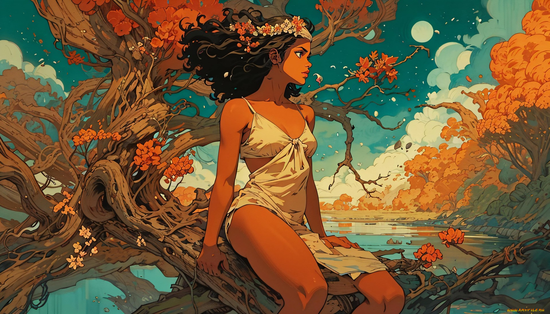 фэнтези, девушки, нейросети, графика, нейроарт, ai, art, нейронные, сети, рисунки, нейро, искусство