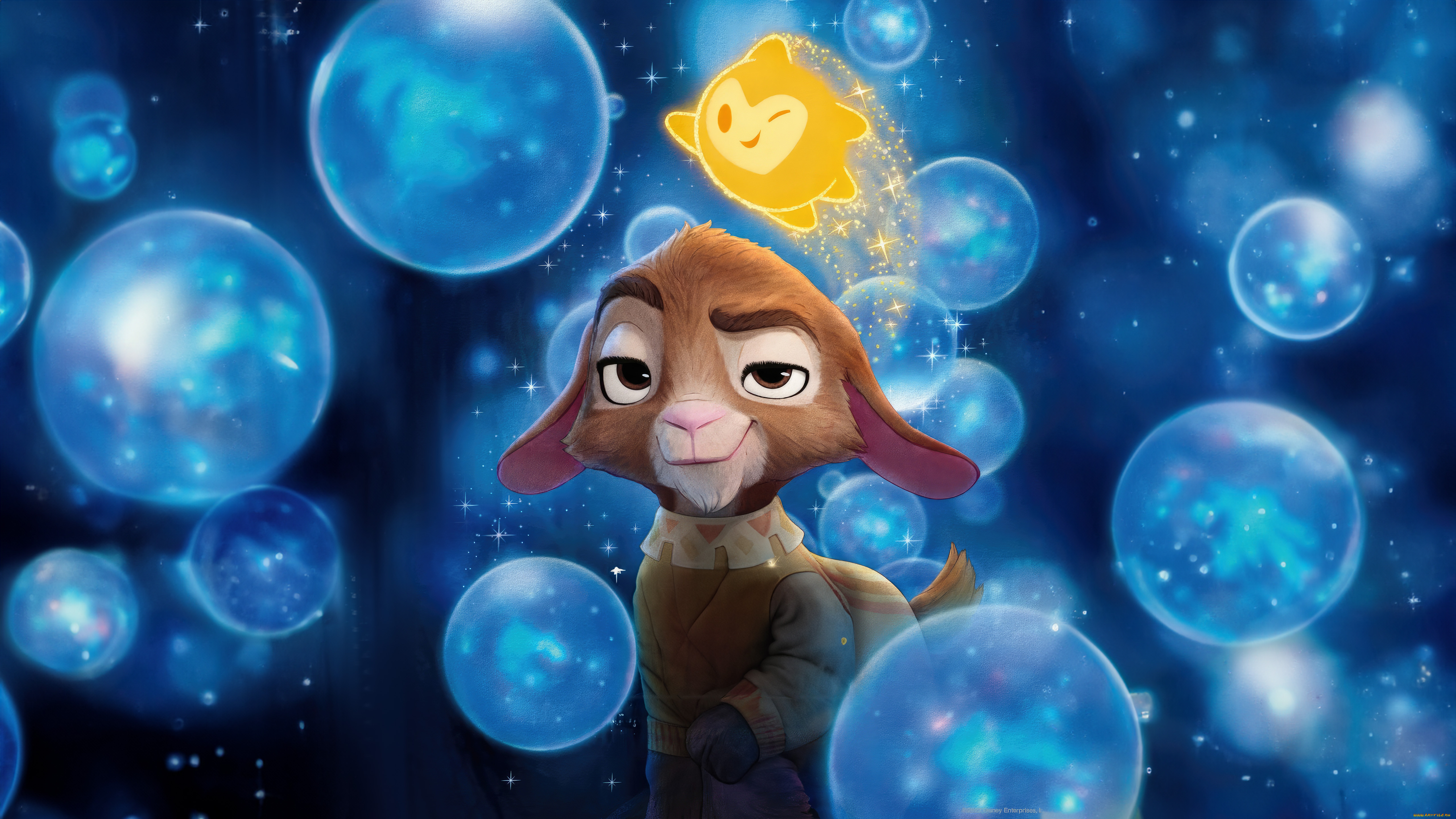 wish, , , 2023, , мультфильмы, wish, заветное, желание, мультфильм, постер, alan, tudyk, озвучка, valentino