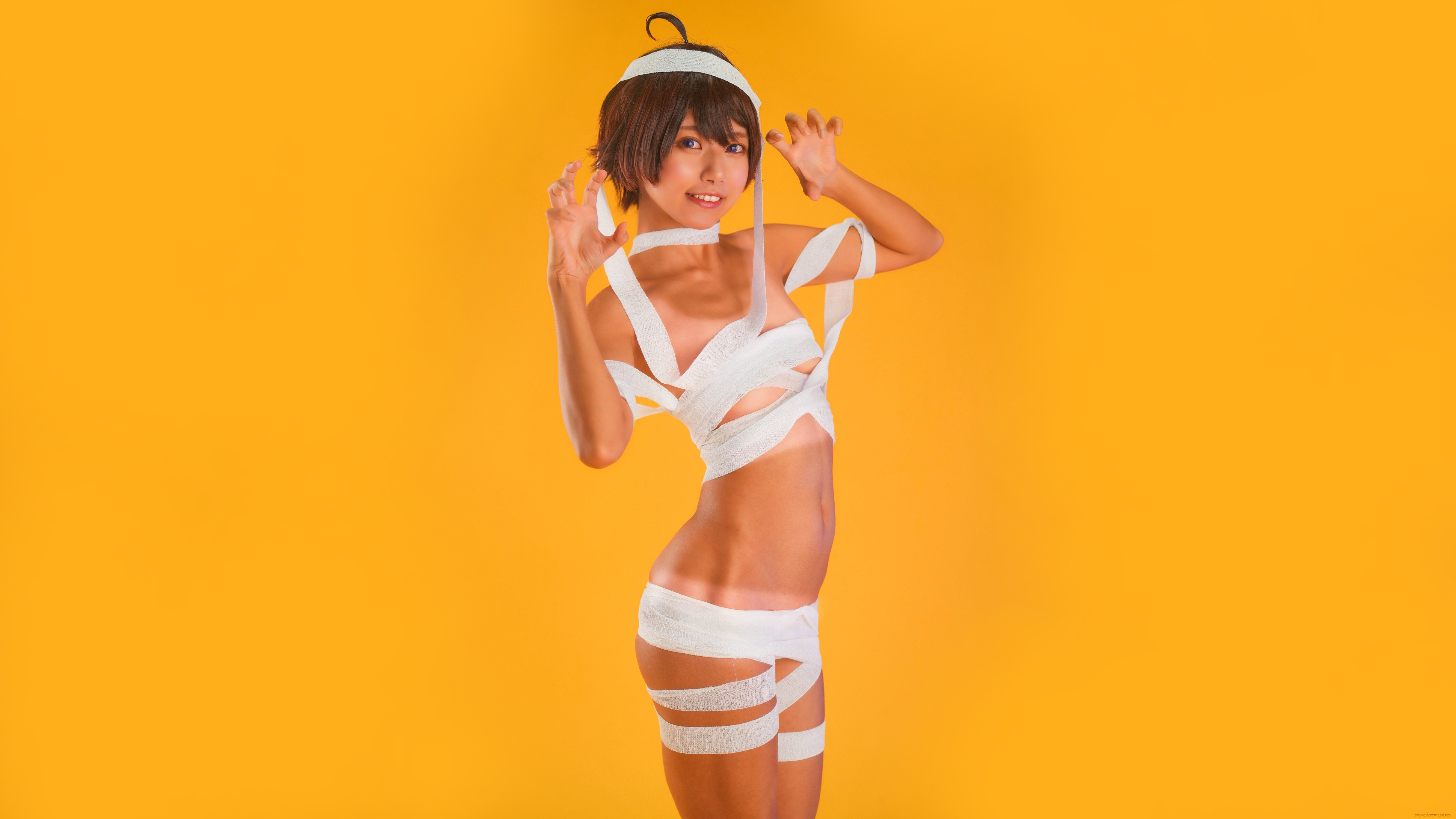 девушки, -, креатив, , косплей, hitsuji, negoto