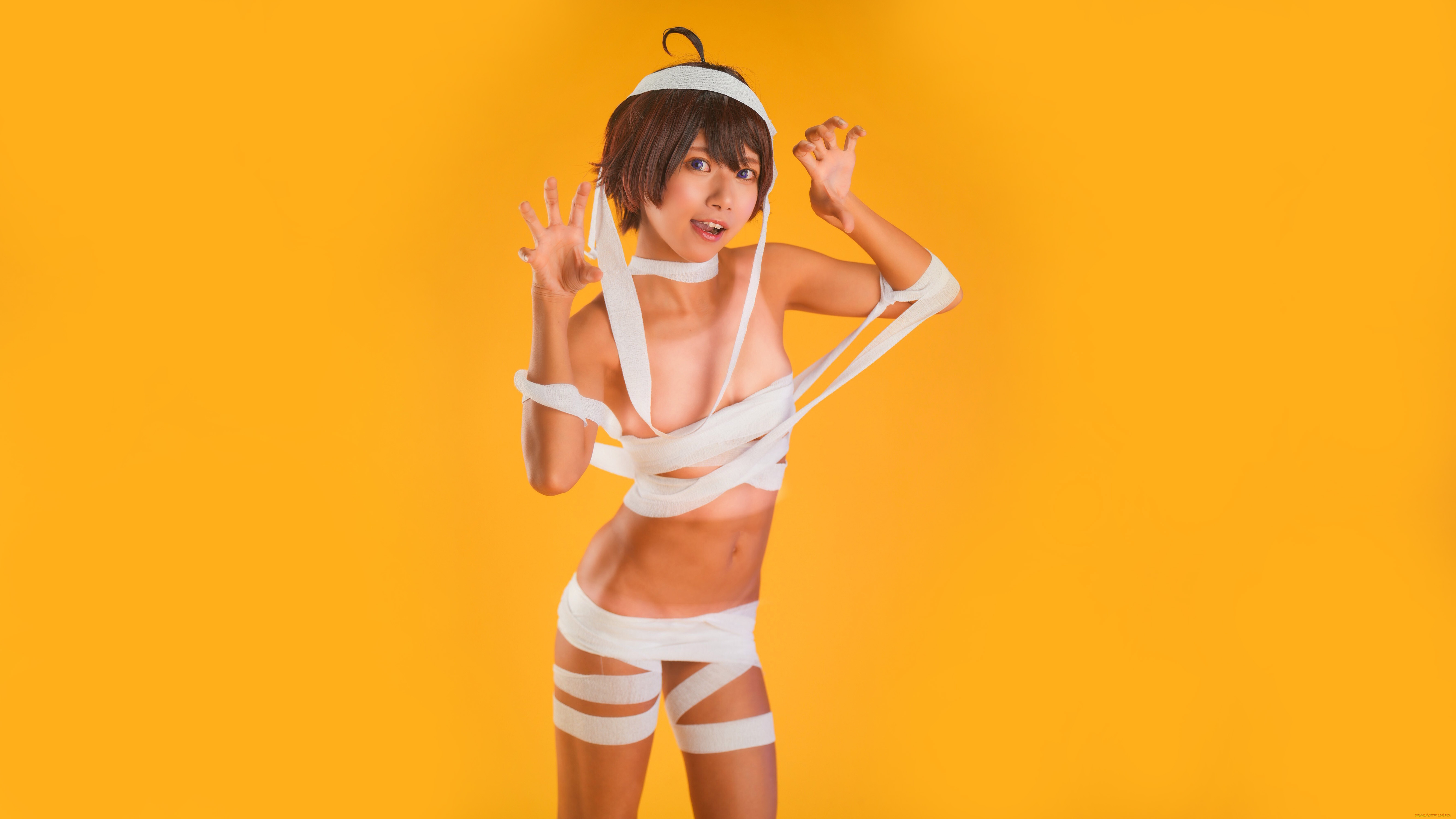 девушки, -, креатив, , косплей, hitsuji, negoto