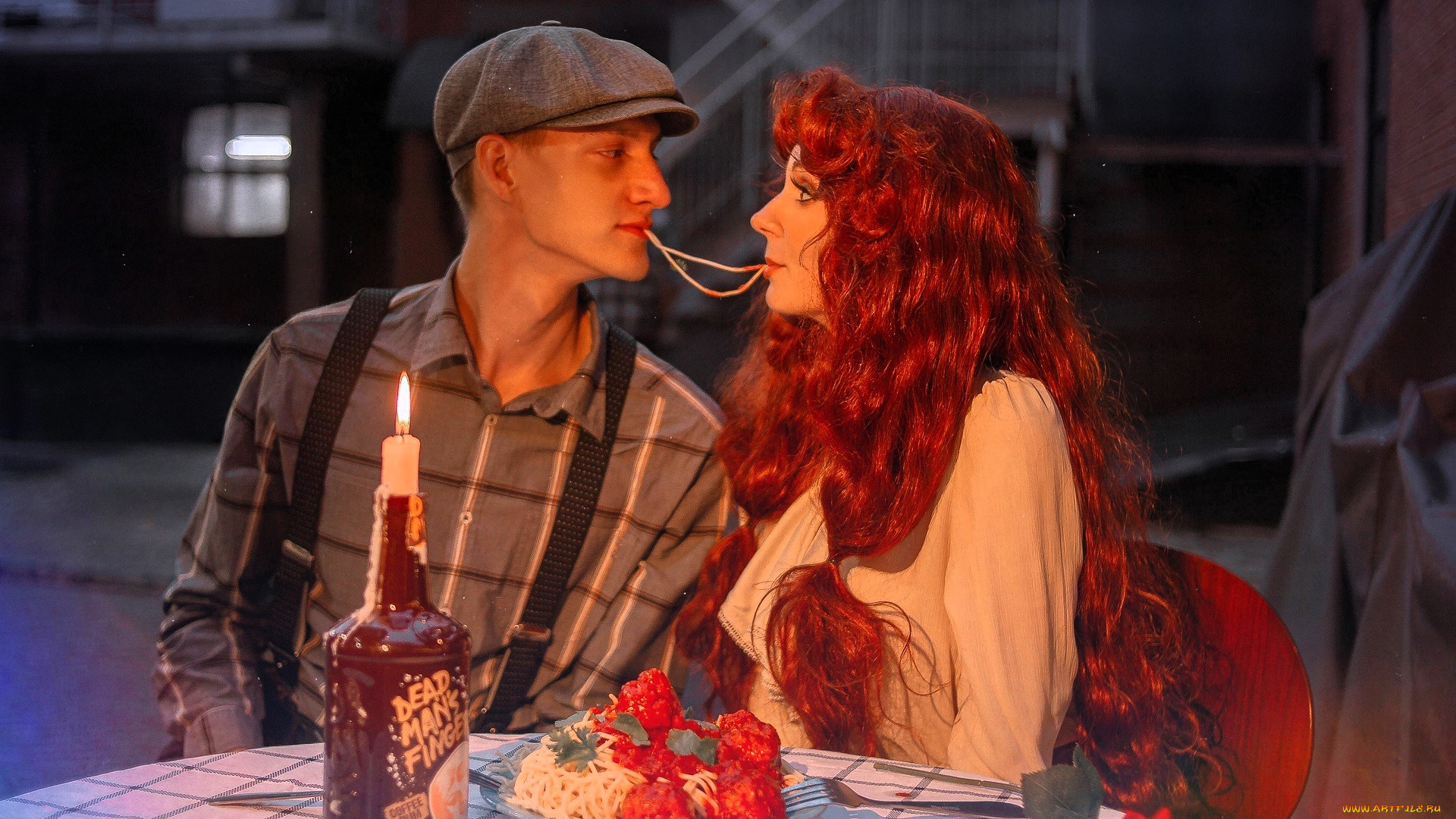 agflower, разное, мужчина, женщина, образ, косплей, наряды, костюмы, свидание, макароны, пара