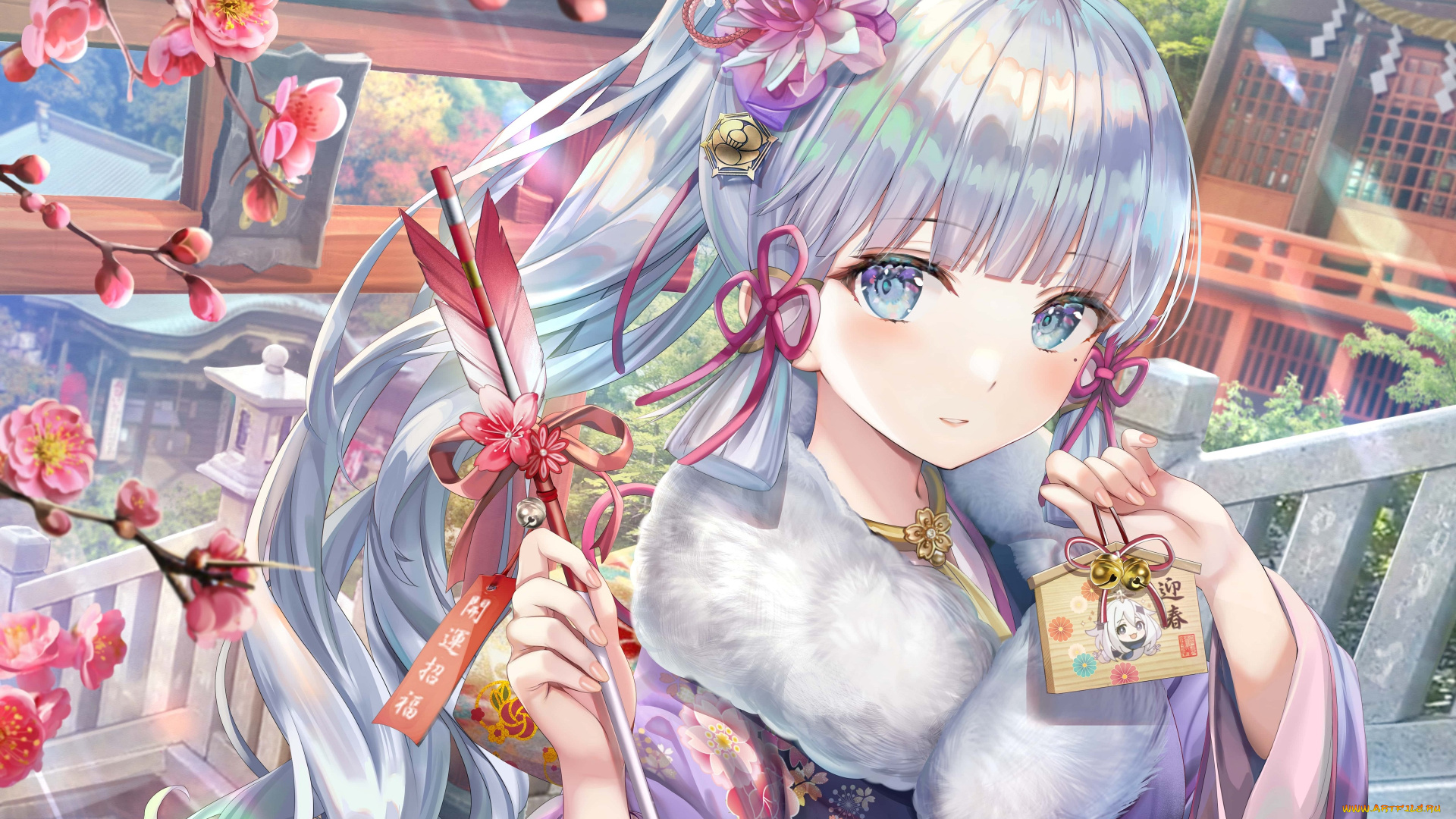 аниме, genshin, impact, девушка