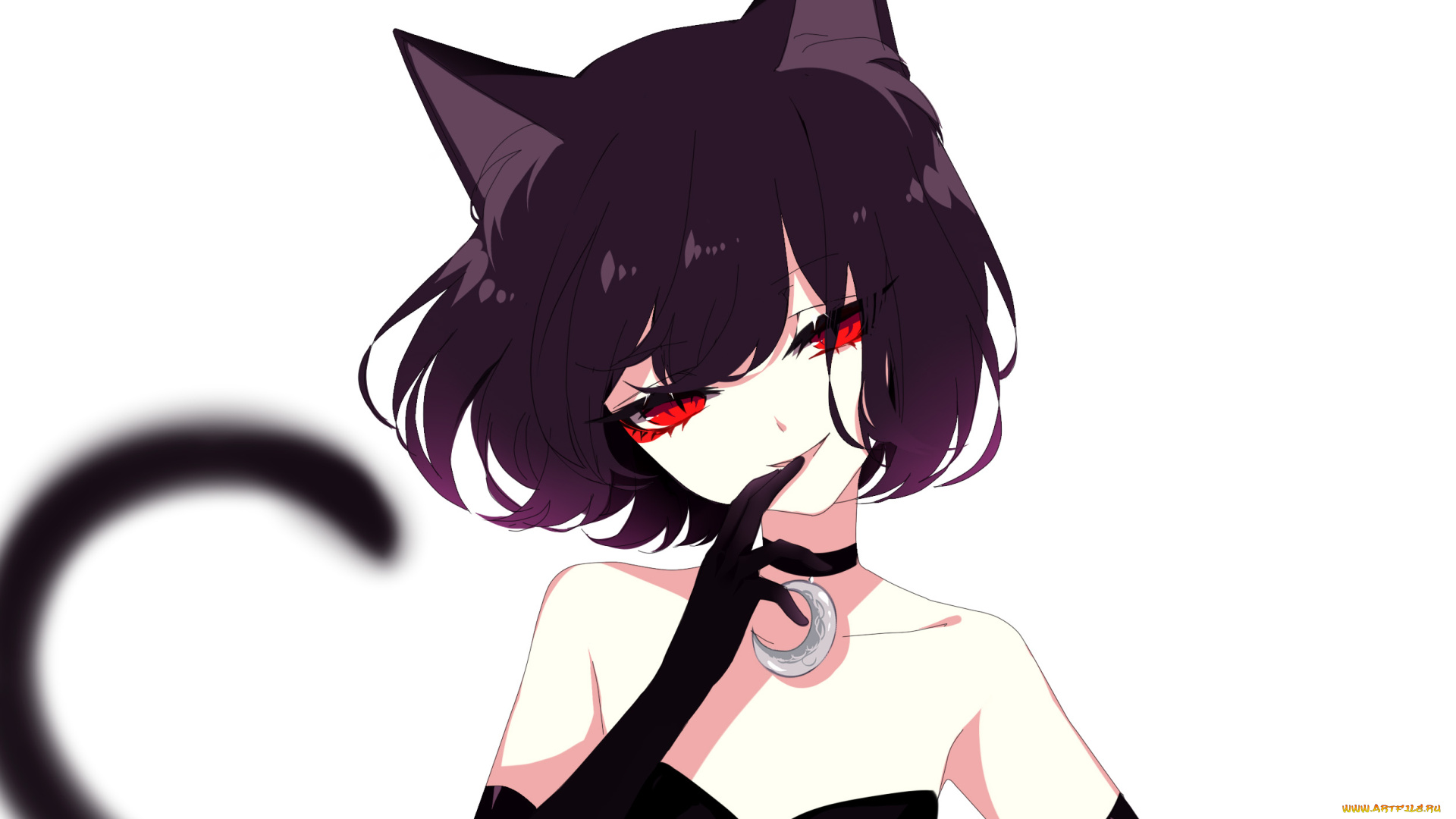 аниме, животные, , существа, девушка