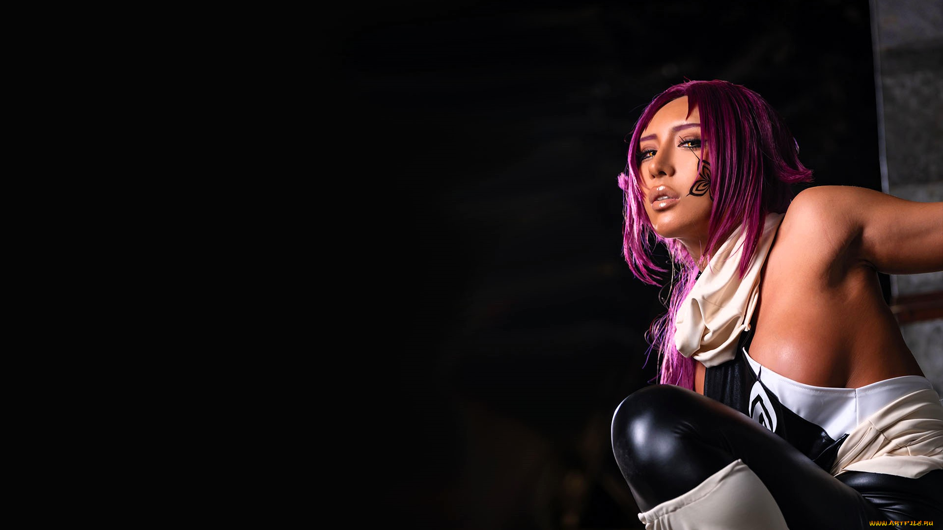 девушки, nonsummerjack, образ, косплей, наряд, костюм, латекс