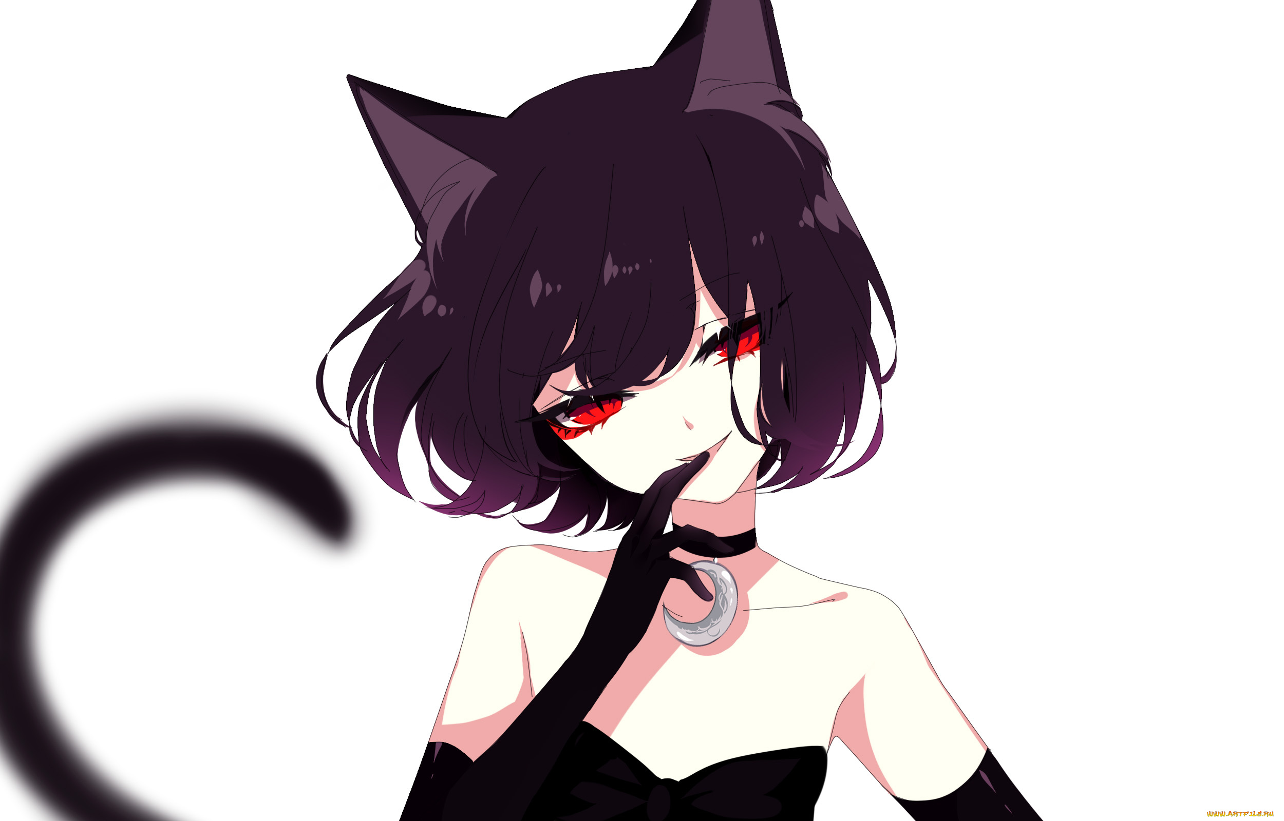 аниме, животные, , существа, девушка