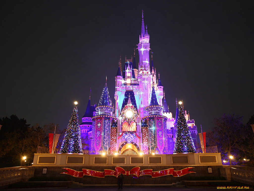 праздничные, новогодние, пейзажи