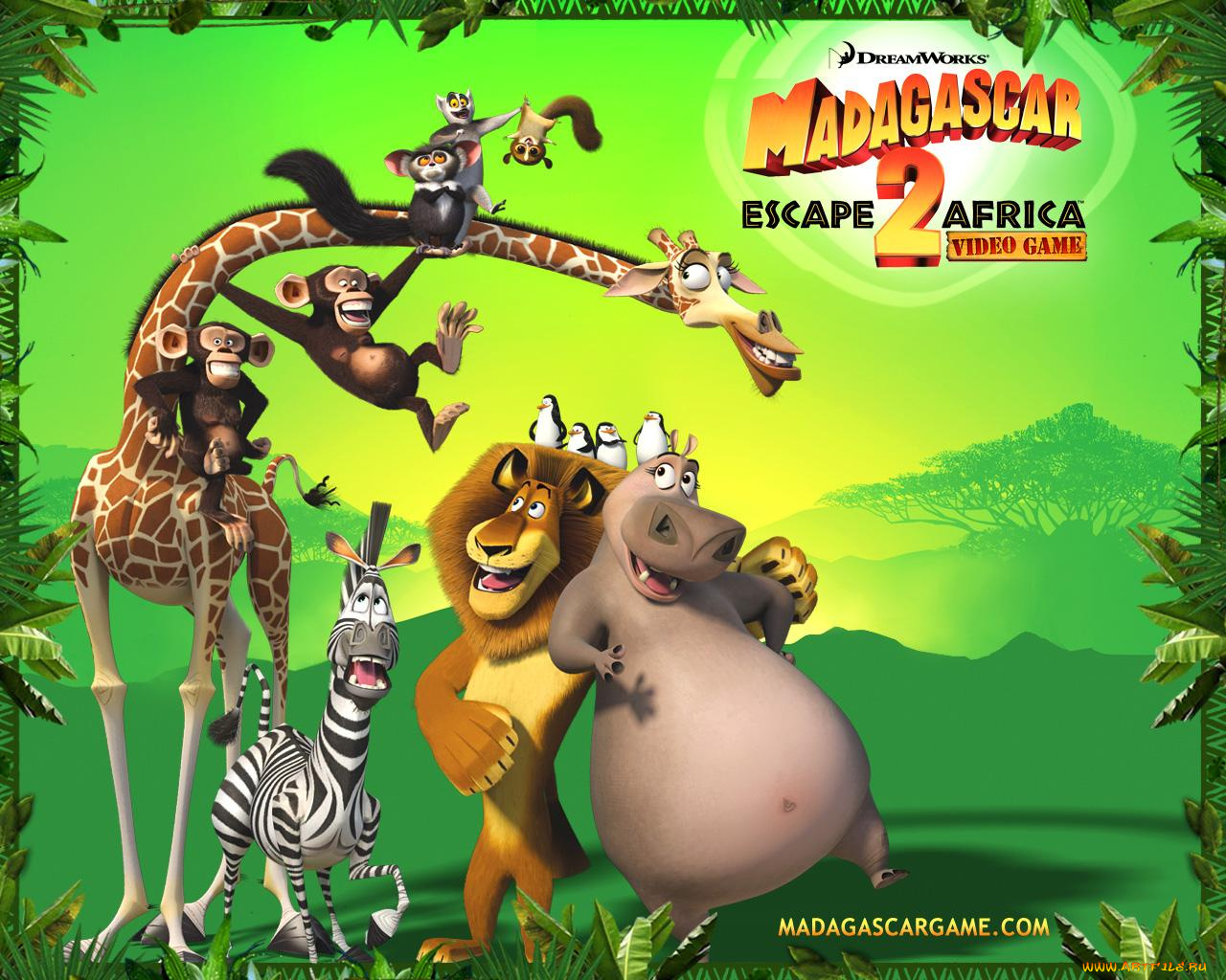 madagascar, escape, africa, видео, игры, to