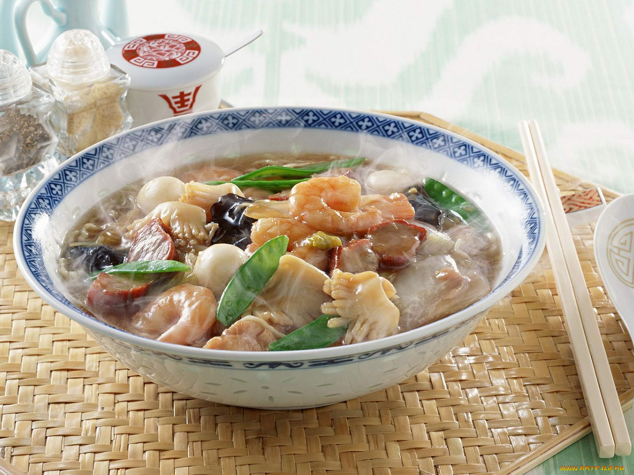 еда, рыбные, блюда, морепродуктами