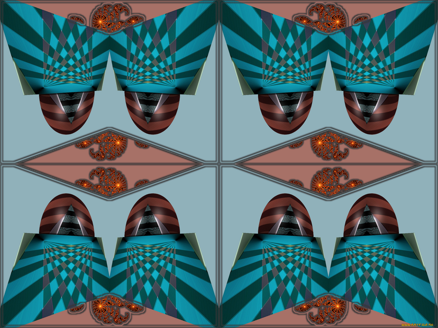 3д, графика, fractal, фракталы, абстракция