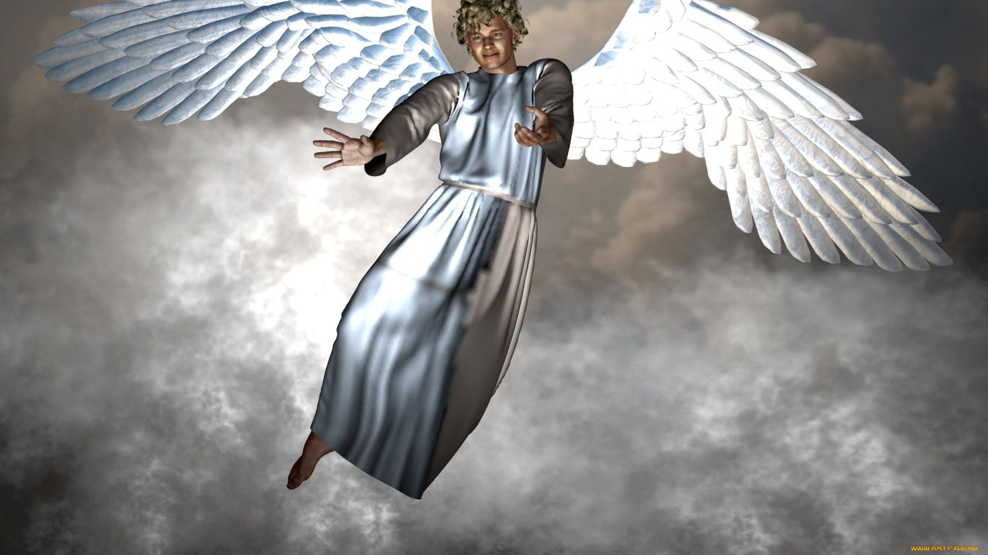 3д, графика, angel, ангел