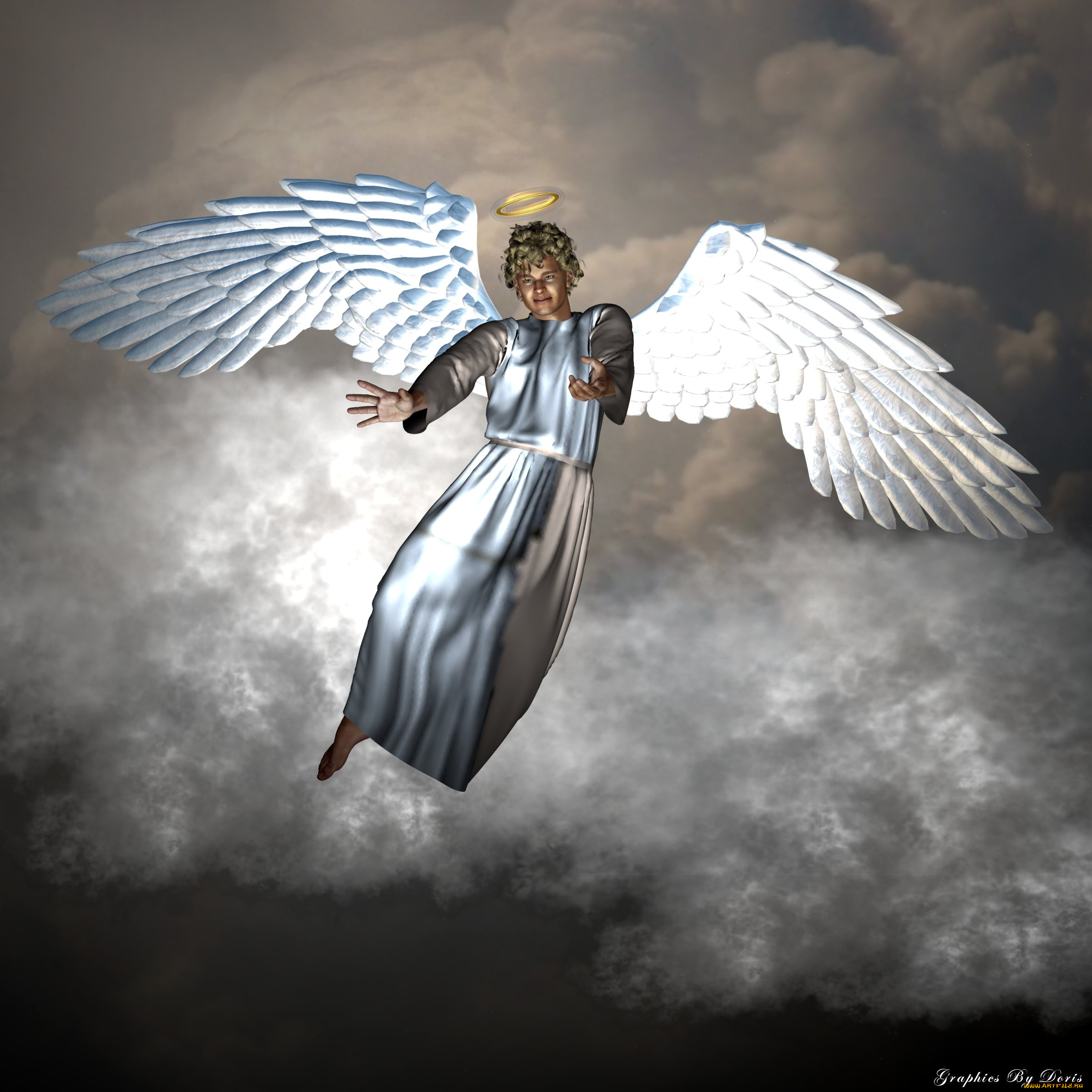 3д, графика, angel, ангел