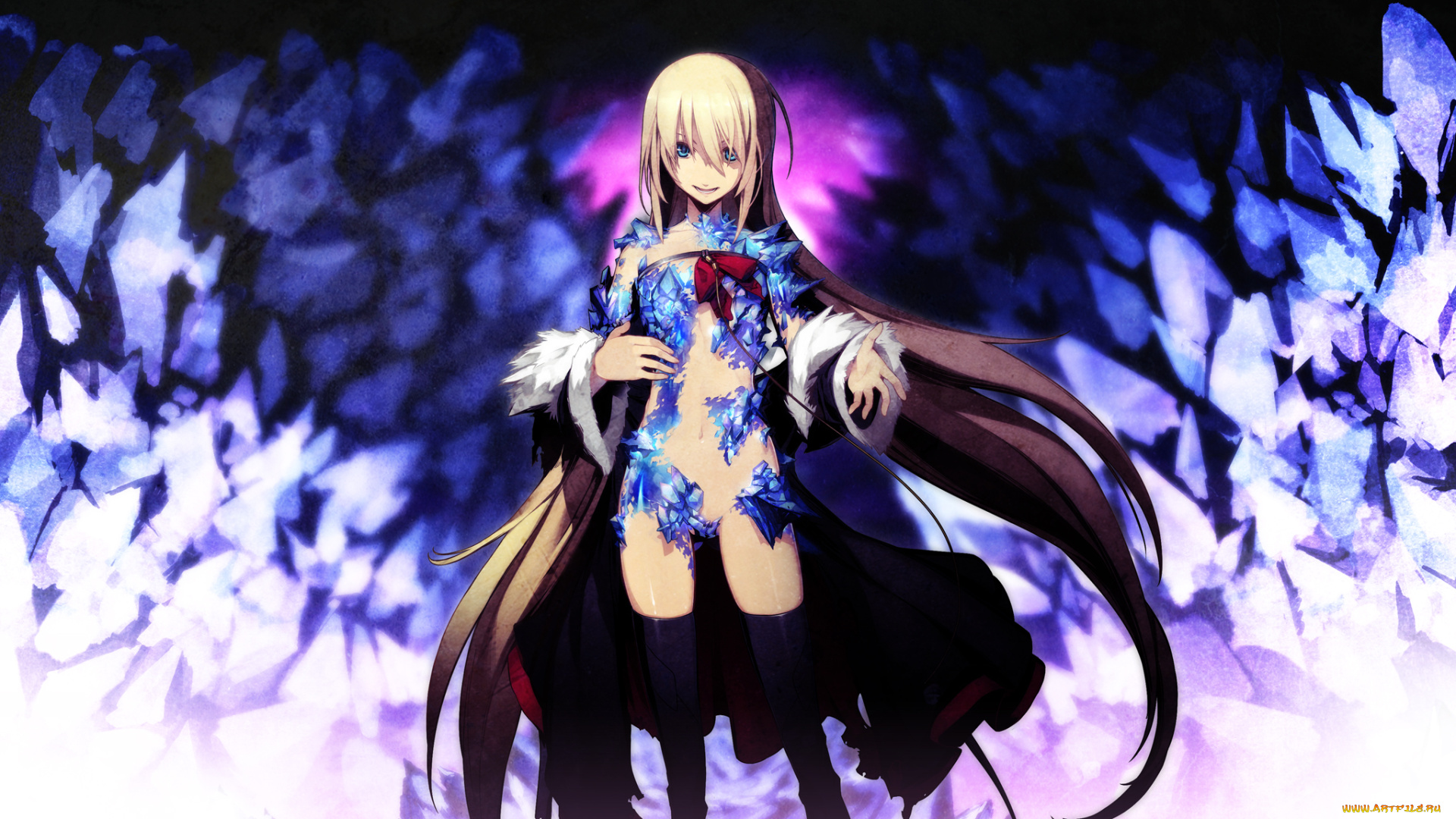 аниме, guilty, crown, present, lost, christmas