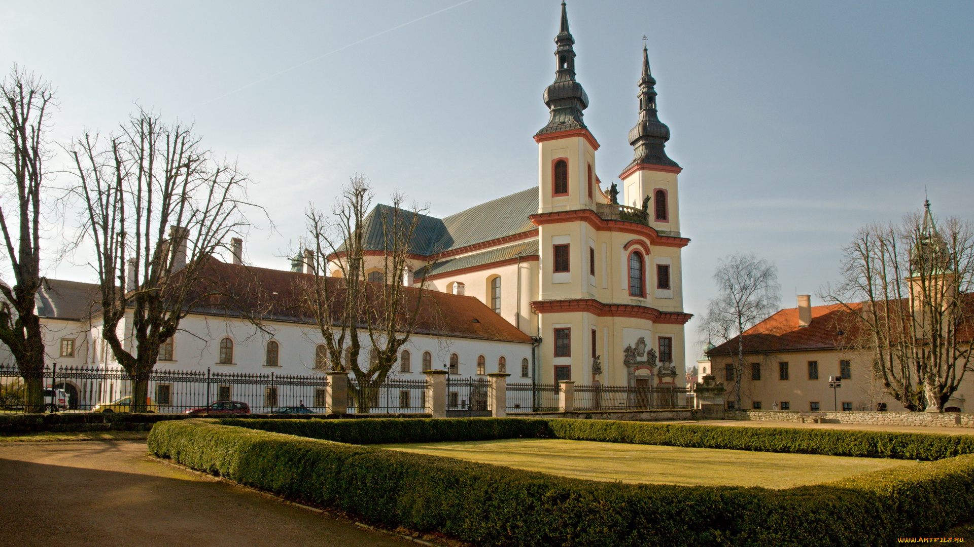 Чехия, литомишль, города, улицы, площади, набережные, площадь, здания