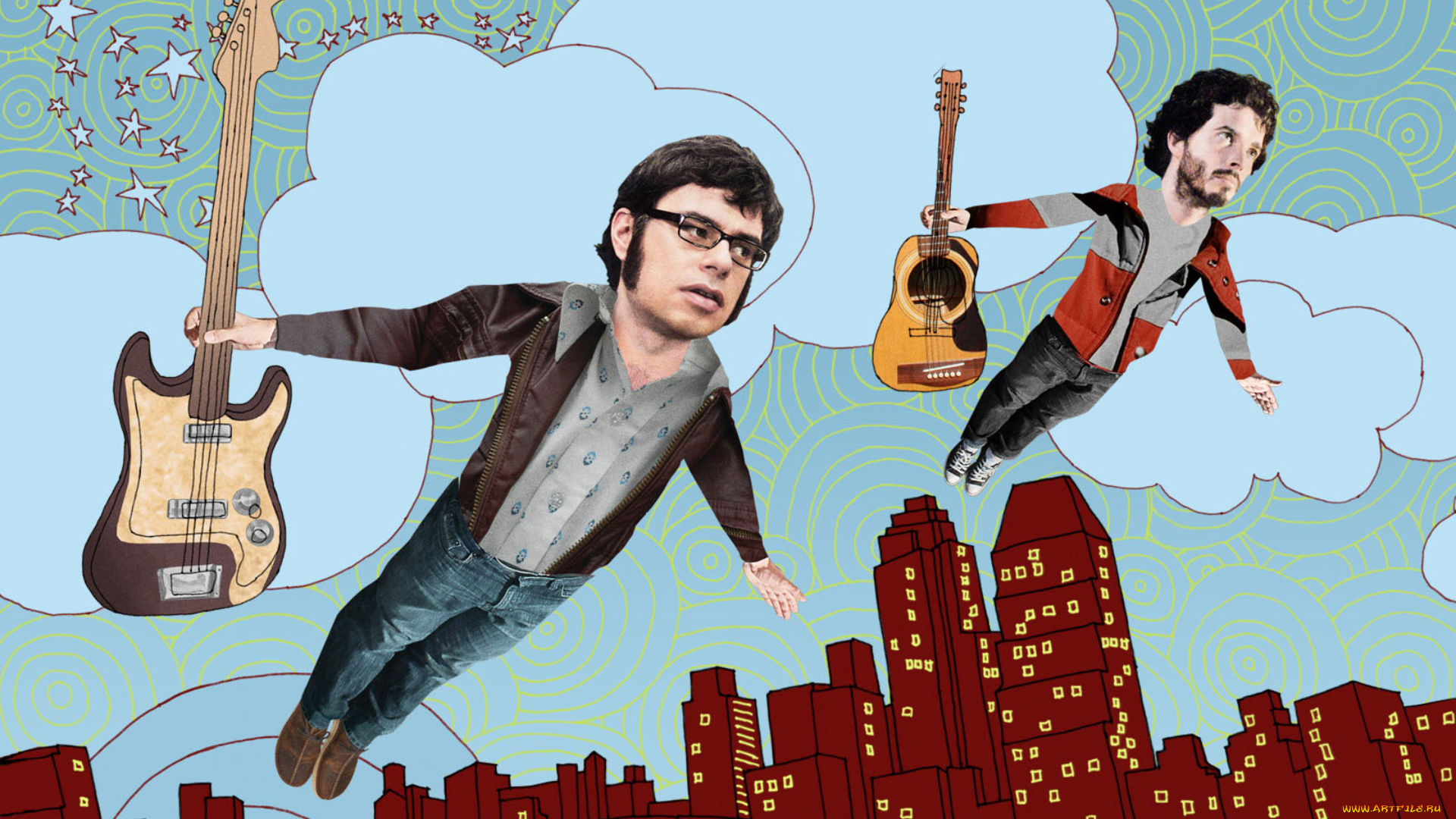 flight, of, the, conchords, музыка, кантри, новая, зеландия, альтернативный, рок, поп-музыка