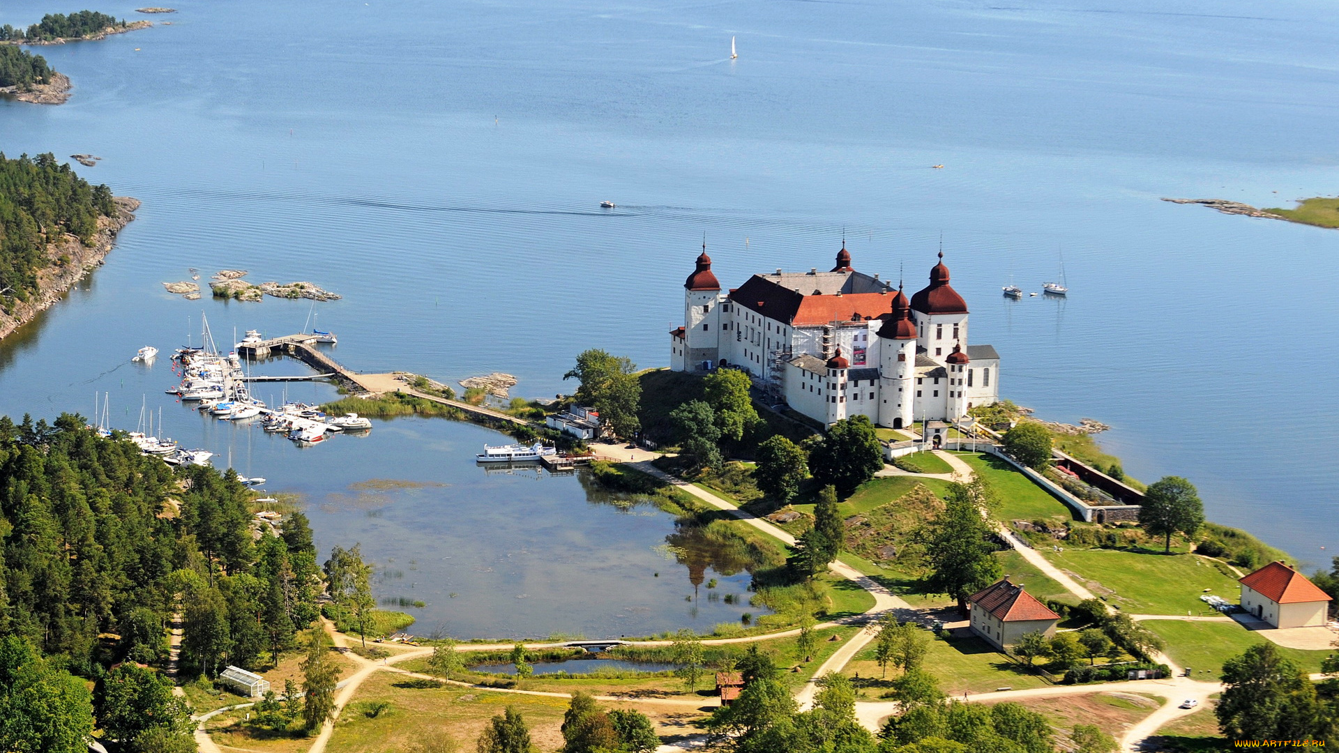 lacko, castle, швеция, города, дворцы, замки, крепости, замок