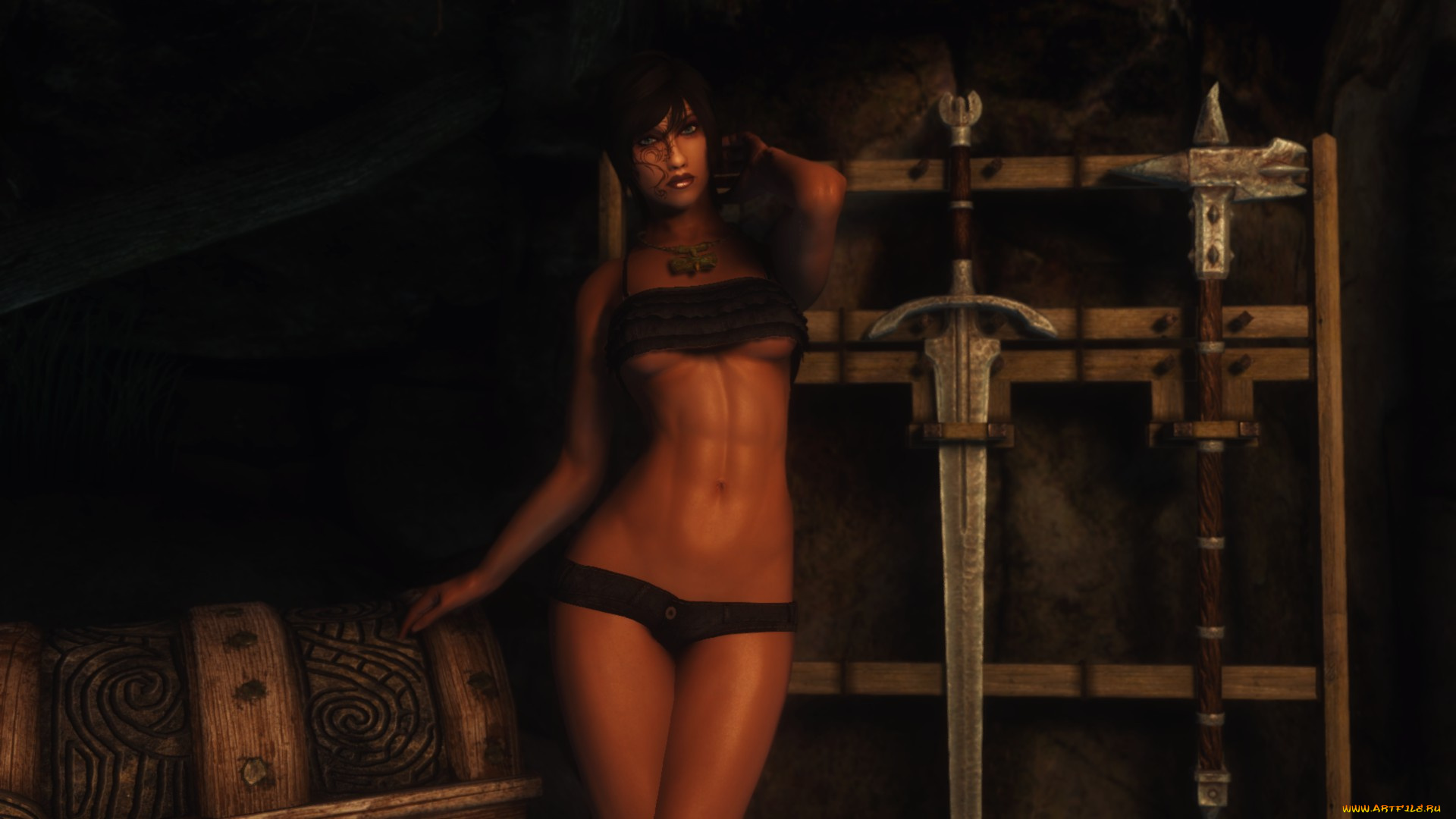 3д, графика, amazon, , амазонки, мечи, девушка