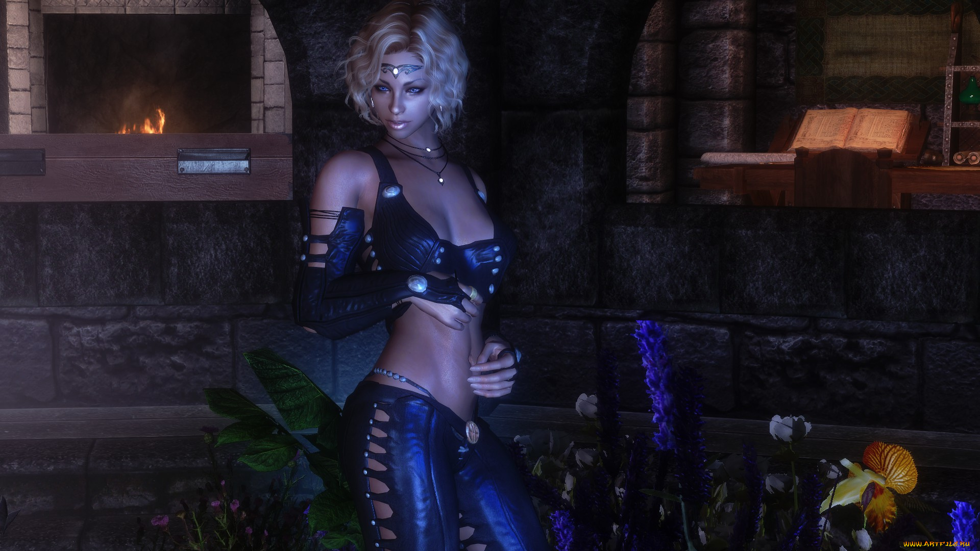 3д, графика, fantasy, , фантазия, взгляд, девушка