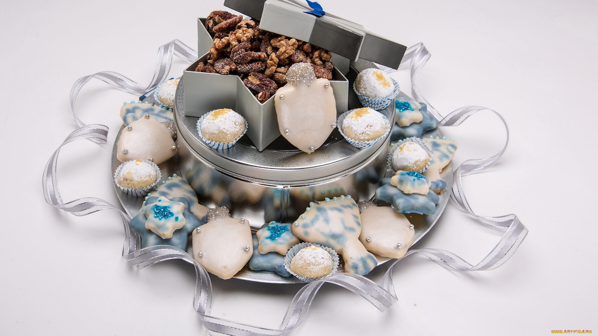 еда, пирожные, , кексы, , печенье, печенье, орехи, украшения