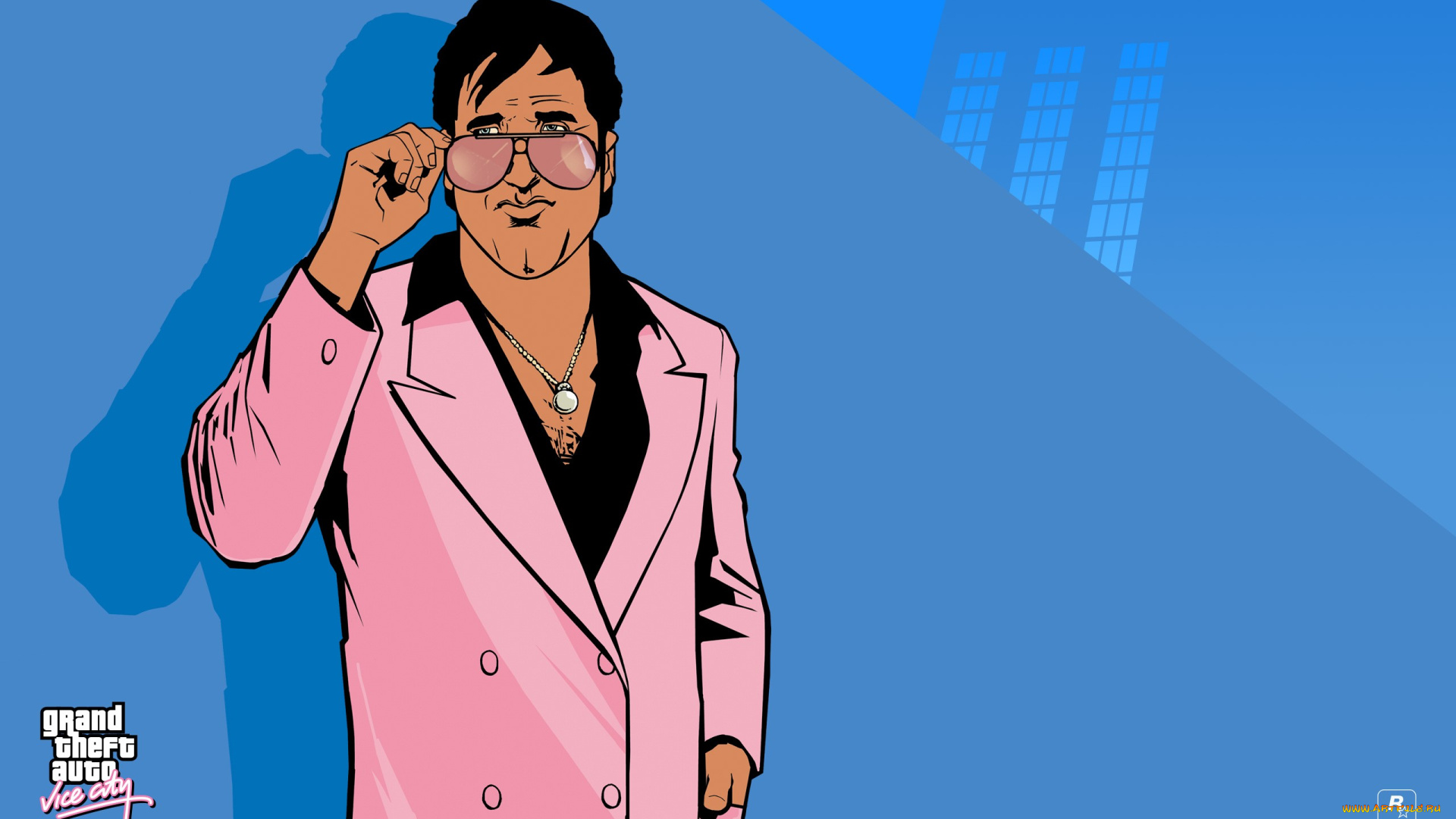 grand, theft, auto, , vice, city, видео, игры, мужчина, очки