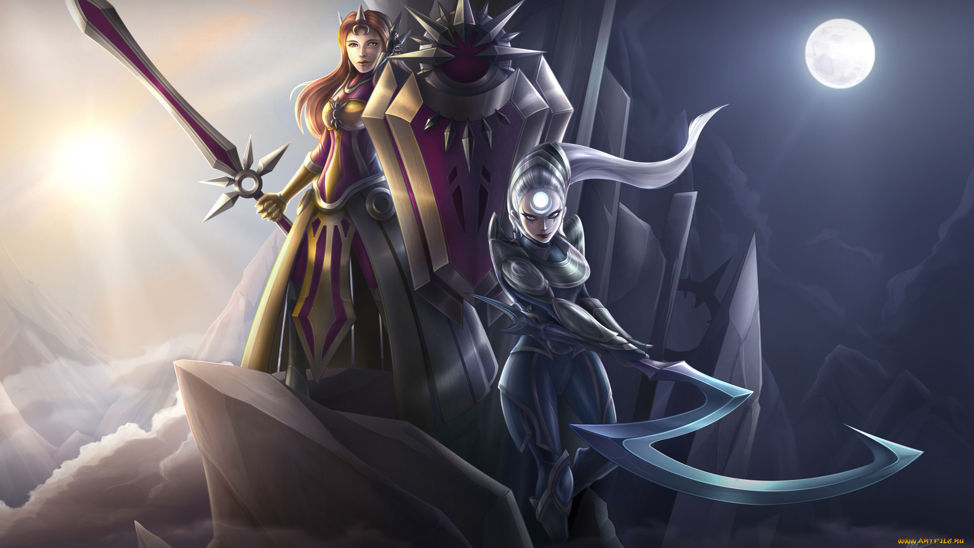 league, of, legends, видео, игры, оружие, девушки