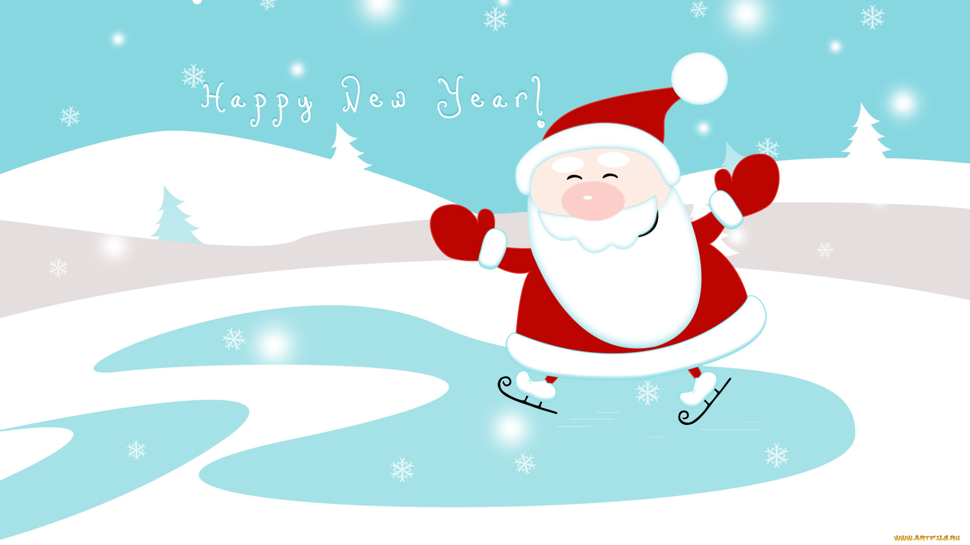 праздничные, векторная, графика, , новый, год, снеговик