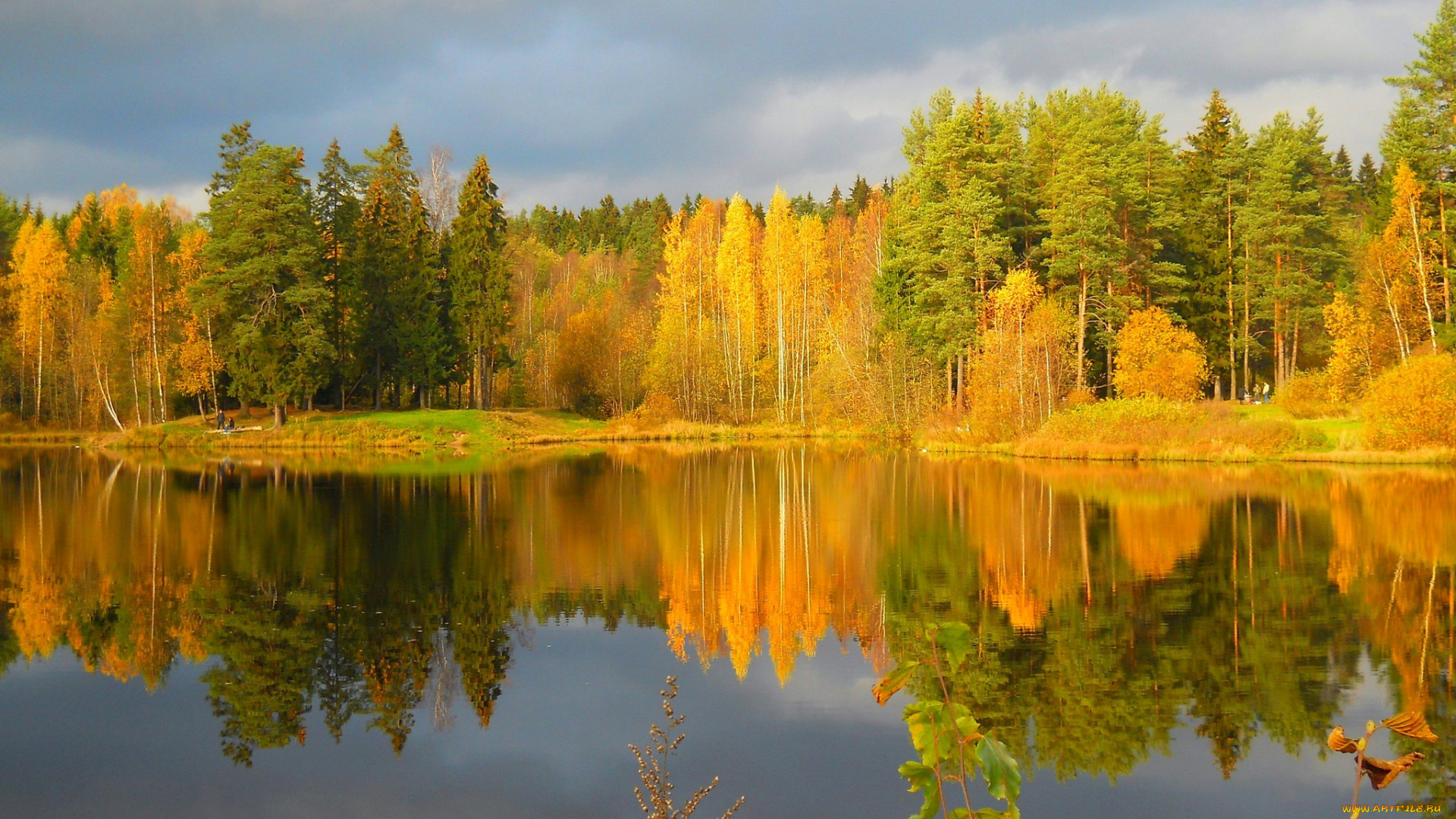 природа, реки, озера, осень