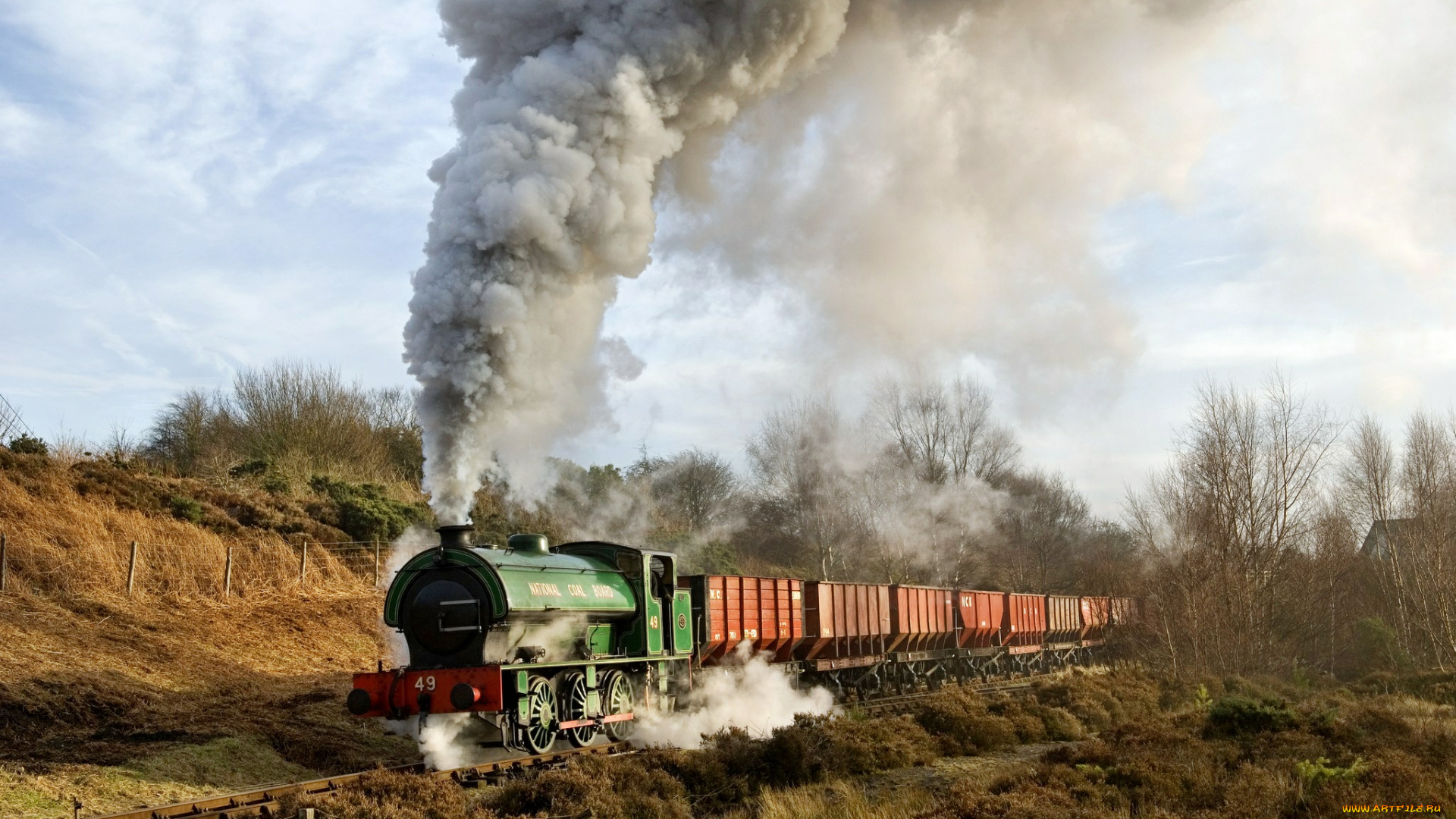техника, паровозы, рельсы, паровоз, дорога, железная, вагонетки