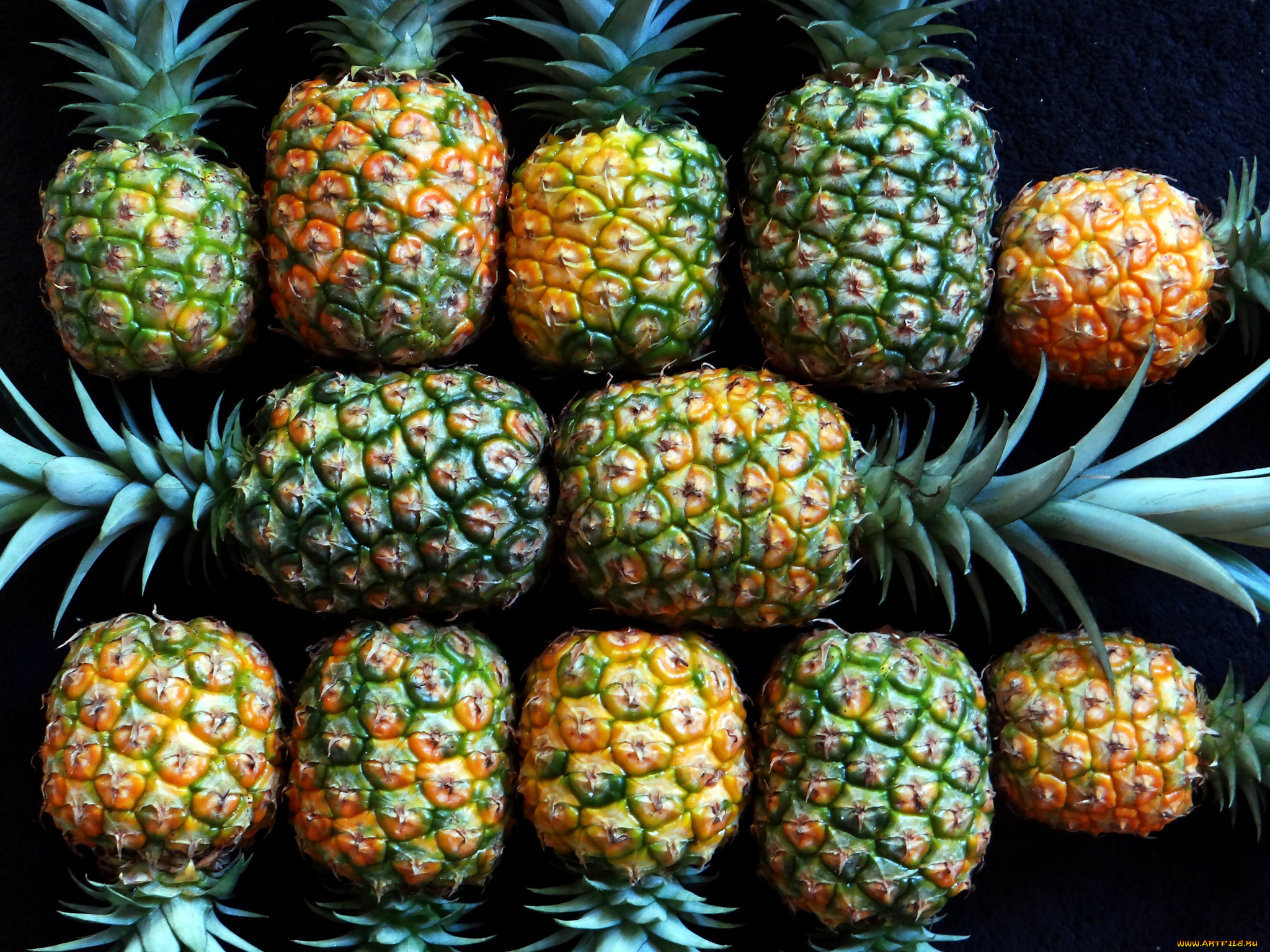 еда, ананас, ананасы