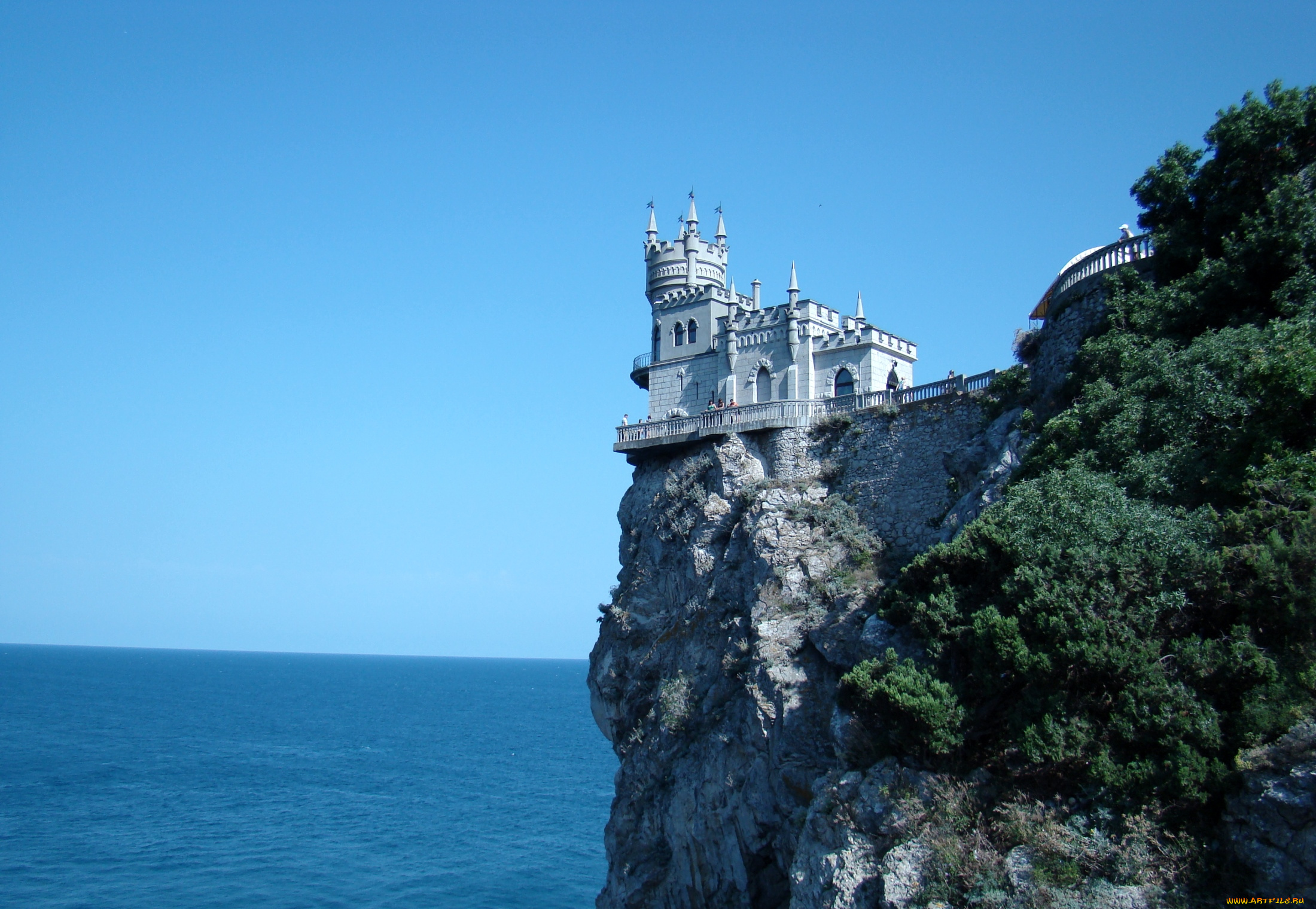 города, ласточкино, гнездо, , украина, замок