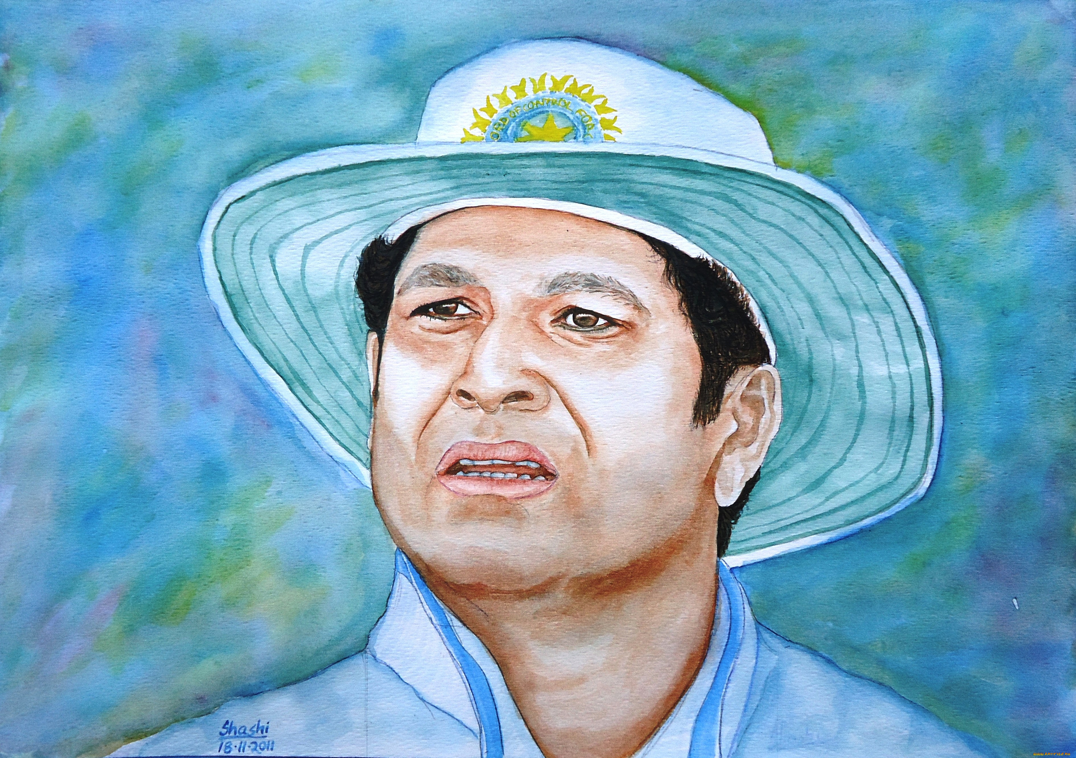 рисованные, люди, шляпа, мужчина