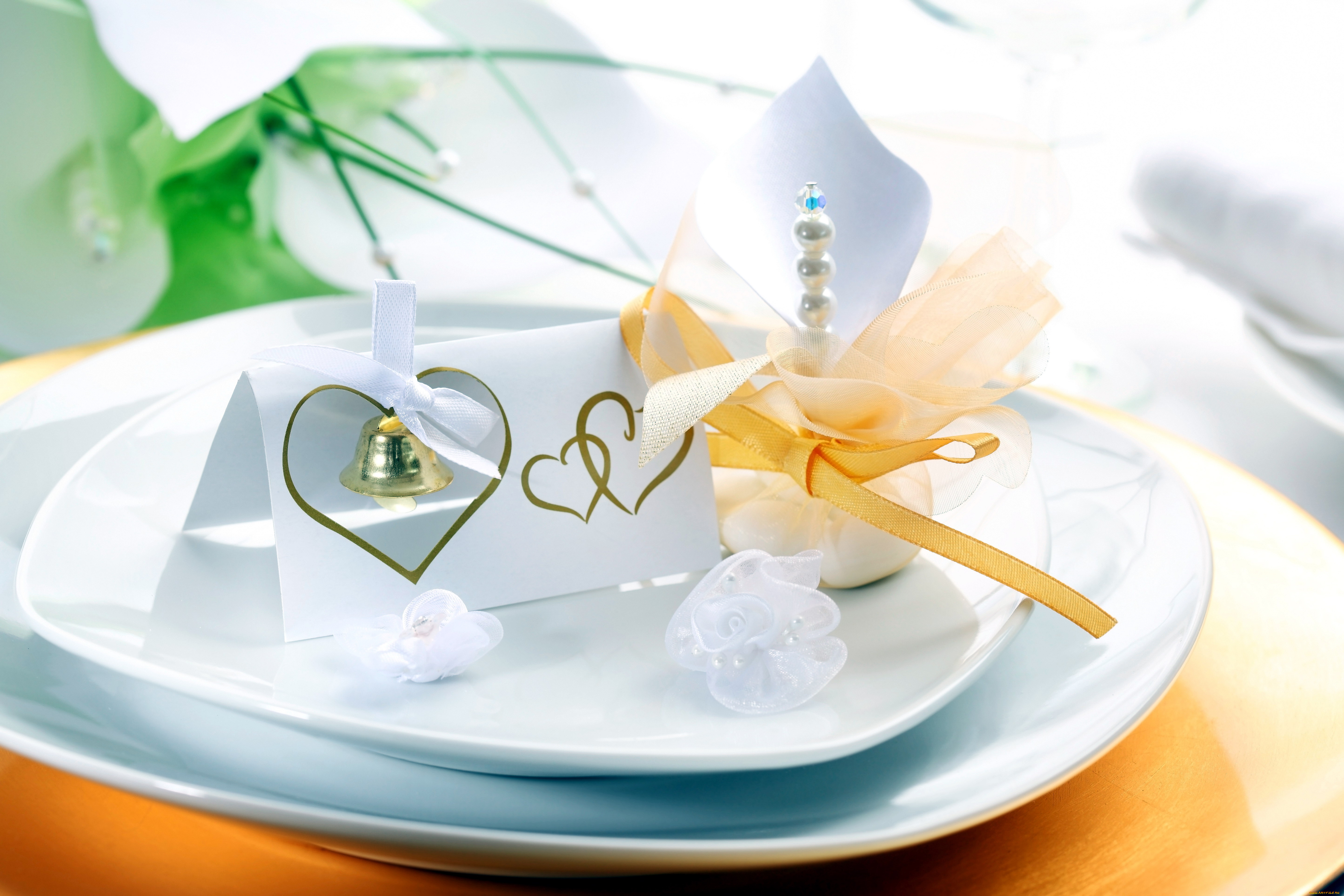 интерьер, декор, , отделка, , сервировка, бантики, сердечки, колокольчик