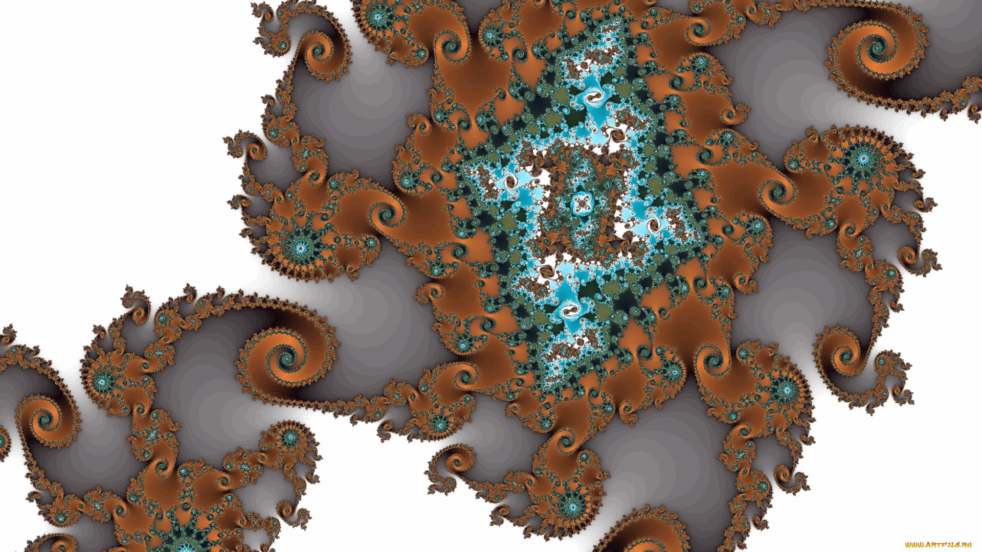 3д, графика, фракталы, , fractal, цвета, узор, фон