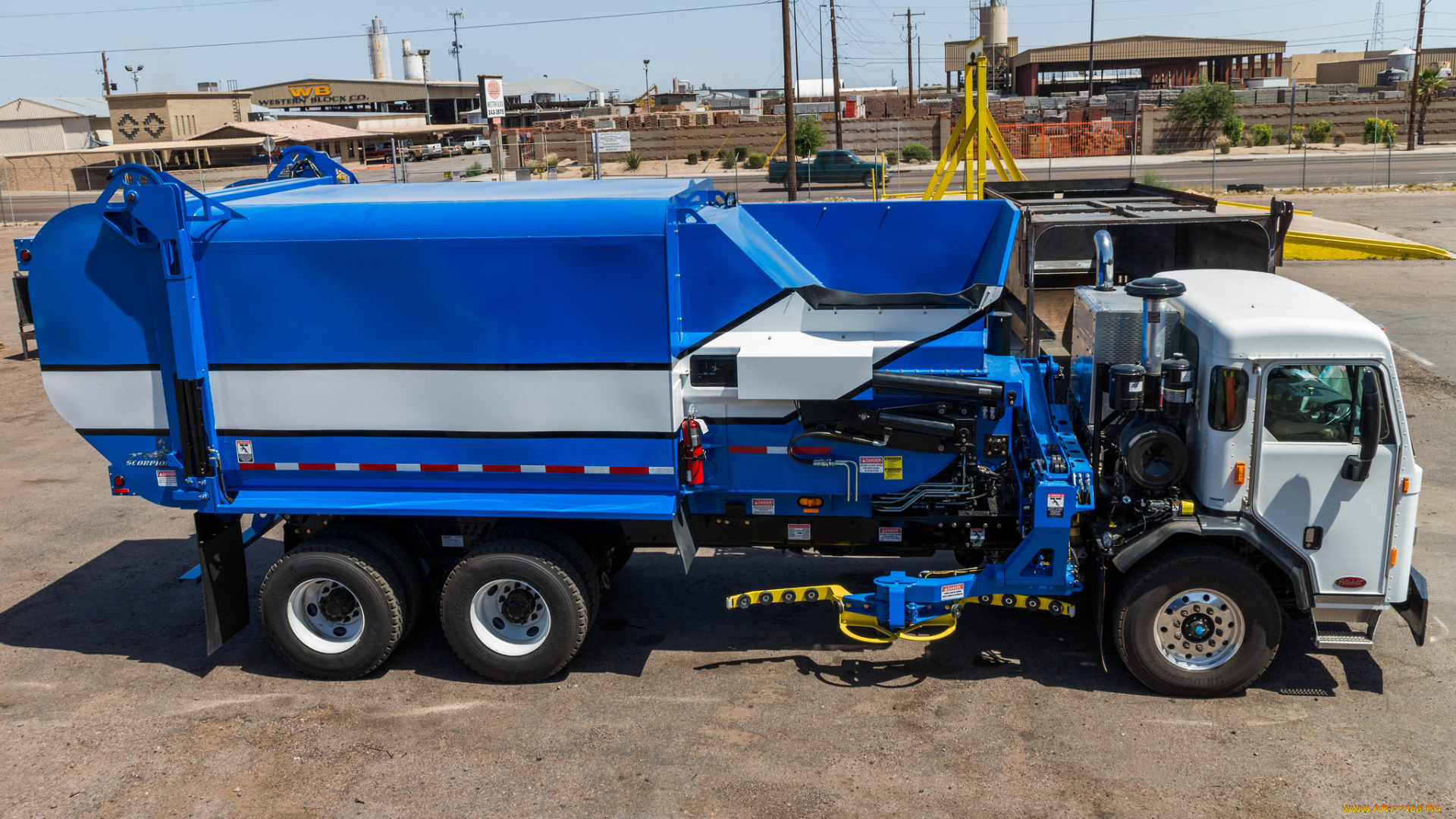 автомобили, мусоровозы, мусорщик