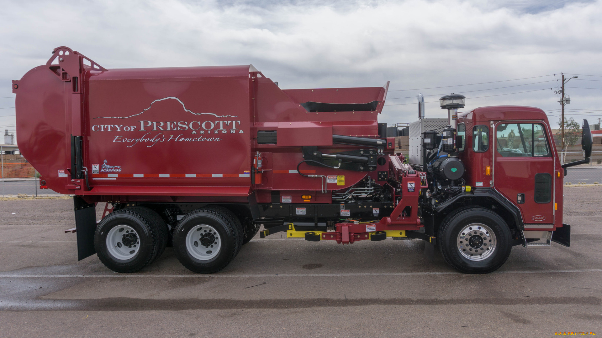 автомобили, мусоровозы, мусорщик