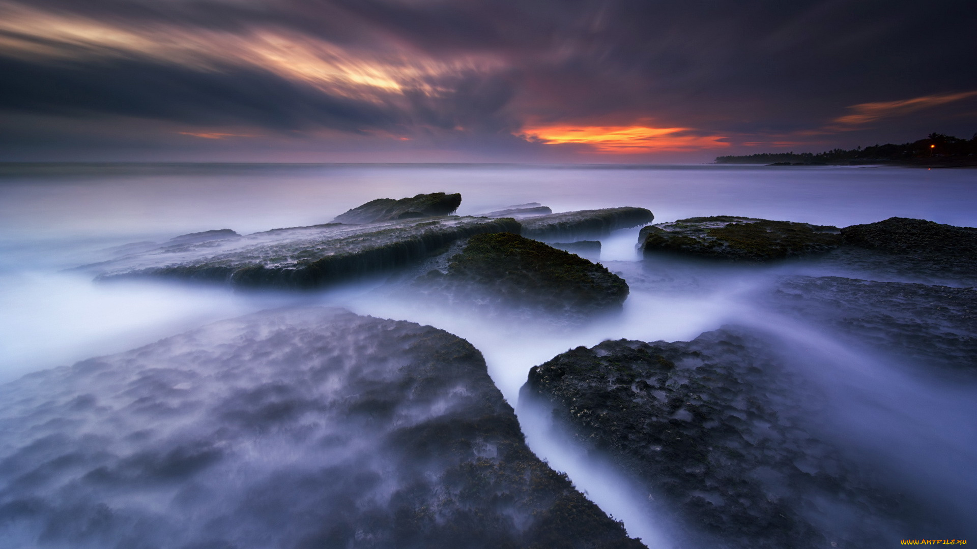 природа, побережье, бали, индонезия