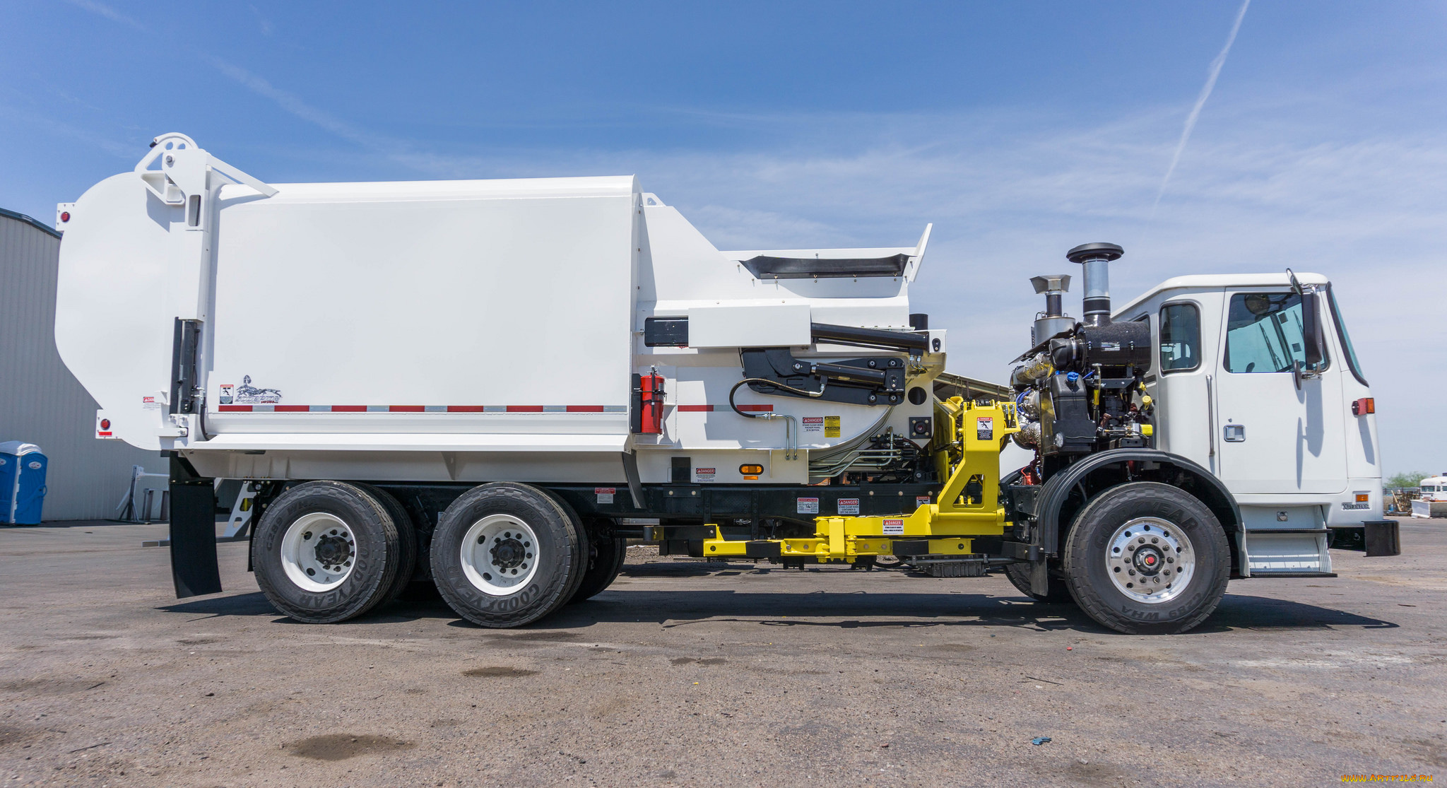 автомобили, мусоровозы, мусорщик