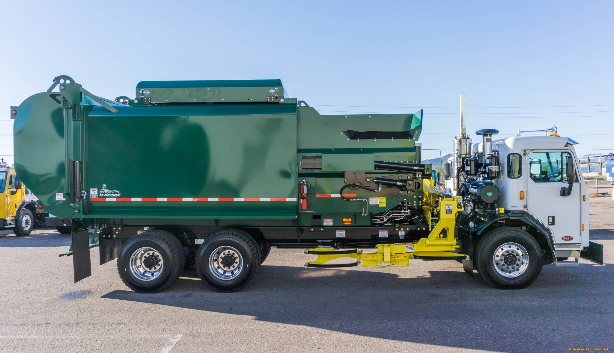 автомобили, мусоровозы, мусорщик