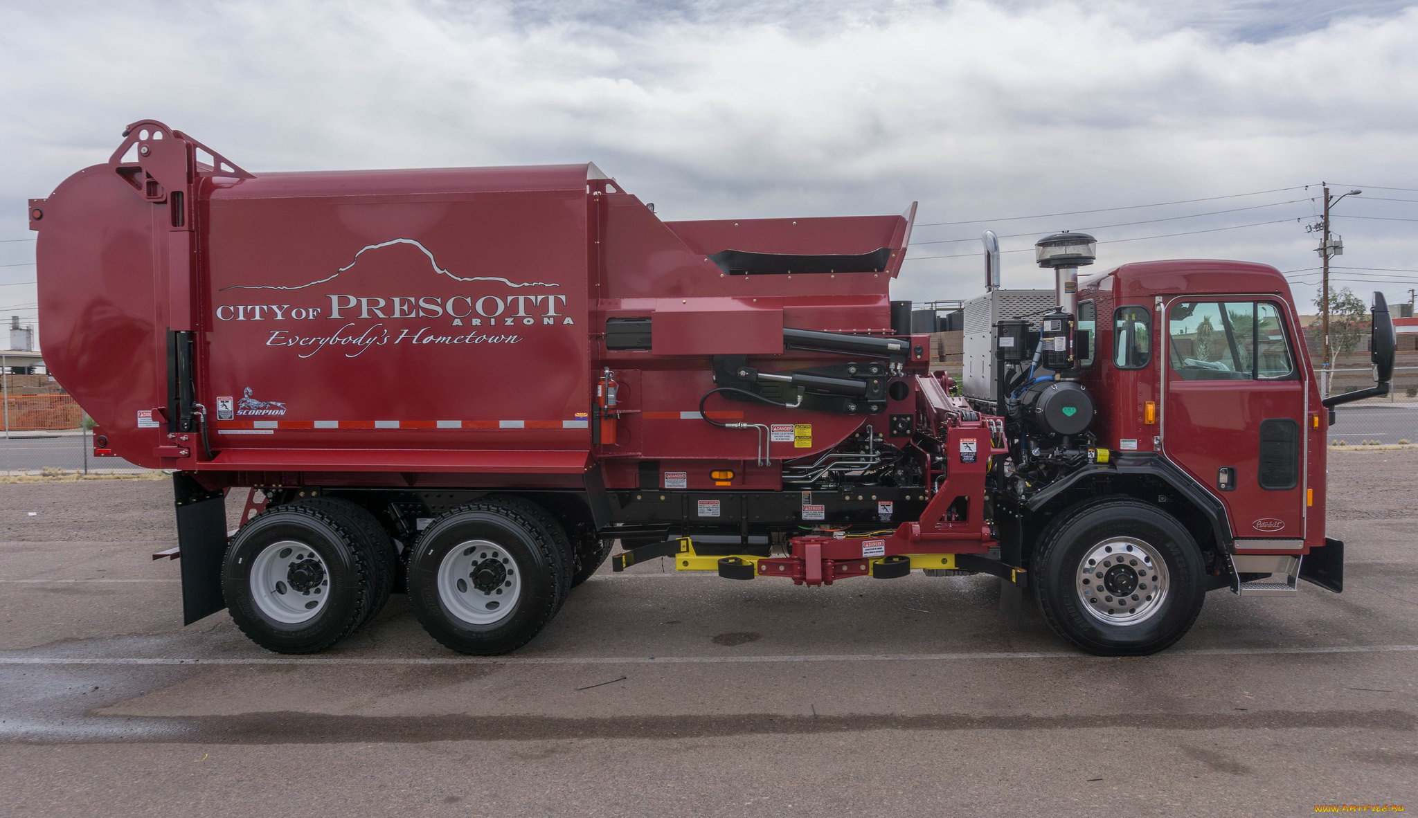 автомобили, мусоровозы, мусорщик