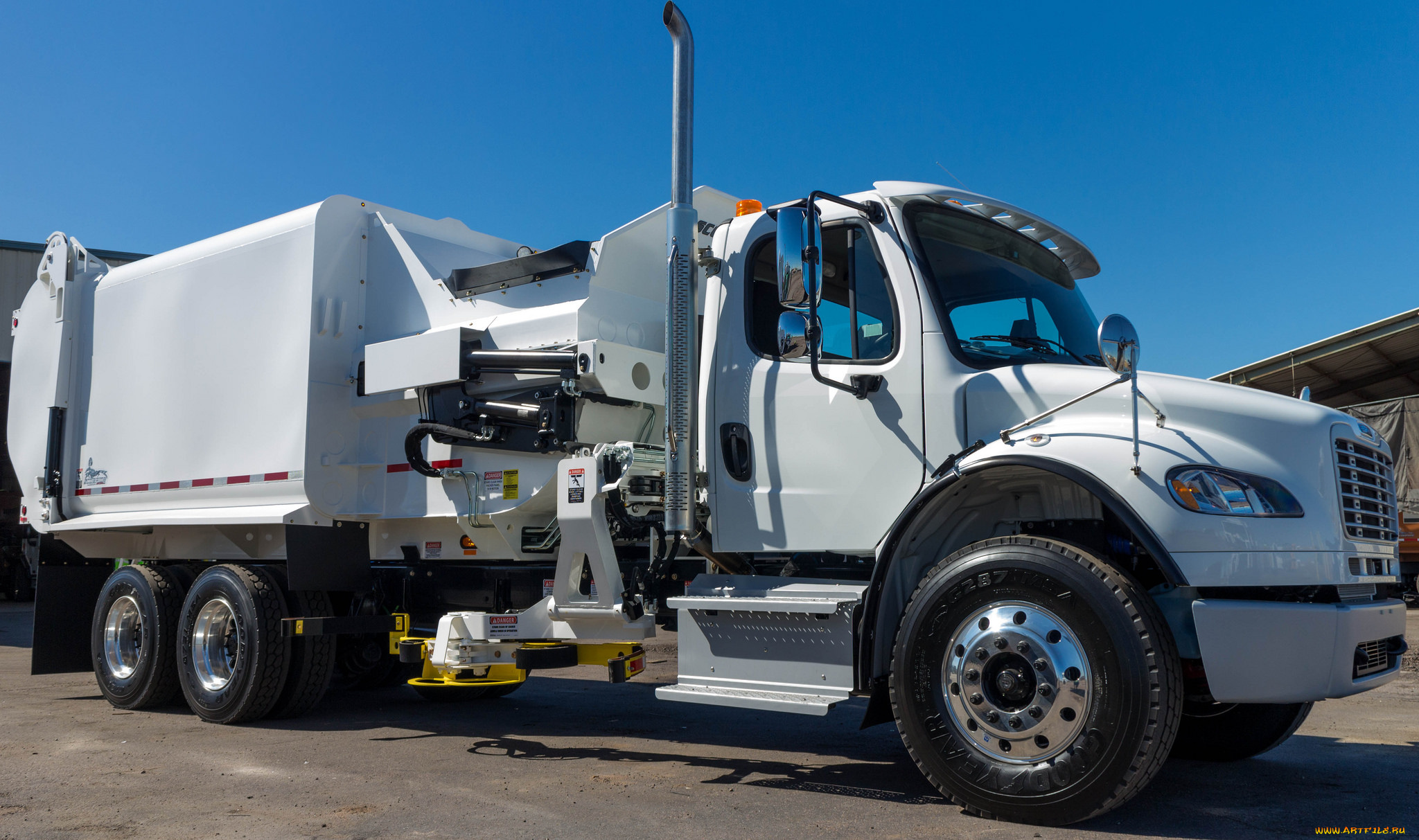 автомобили, мусоровозы, мусорщик