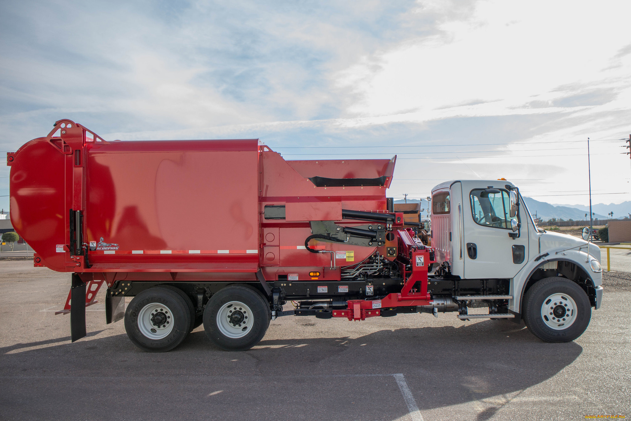 автомобили, мусоровозы, мусорщик