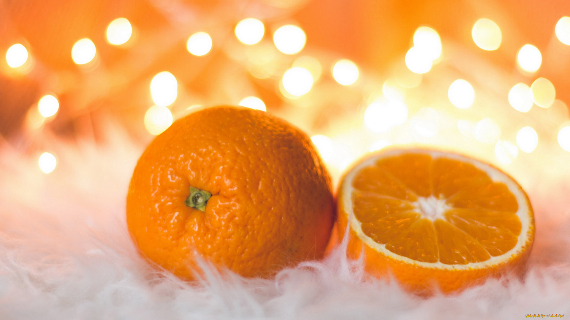 еда, цитрусы, апельсин