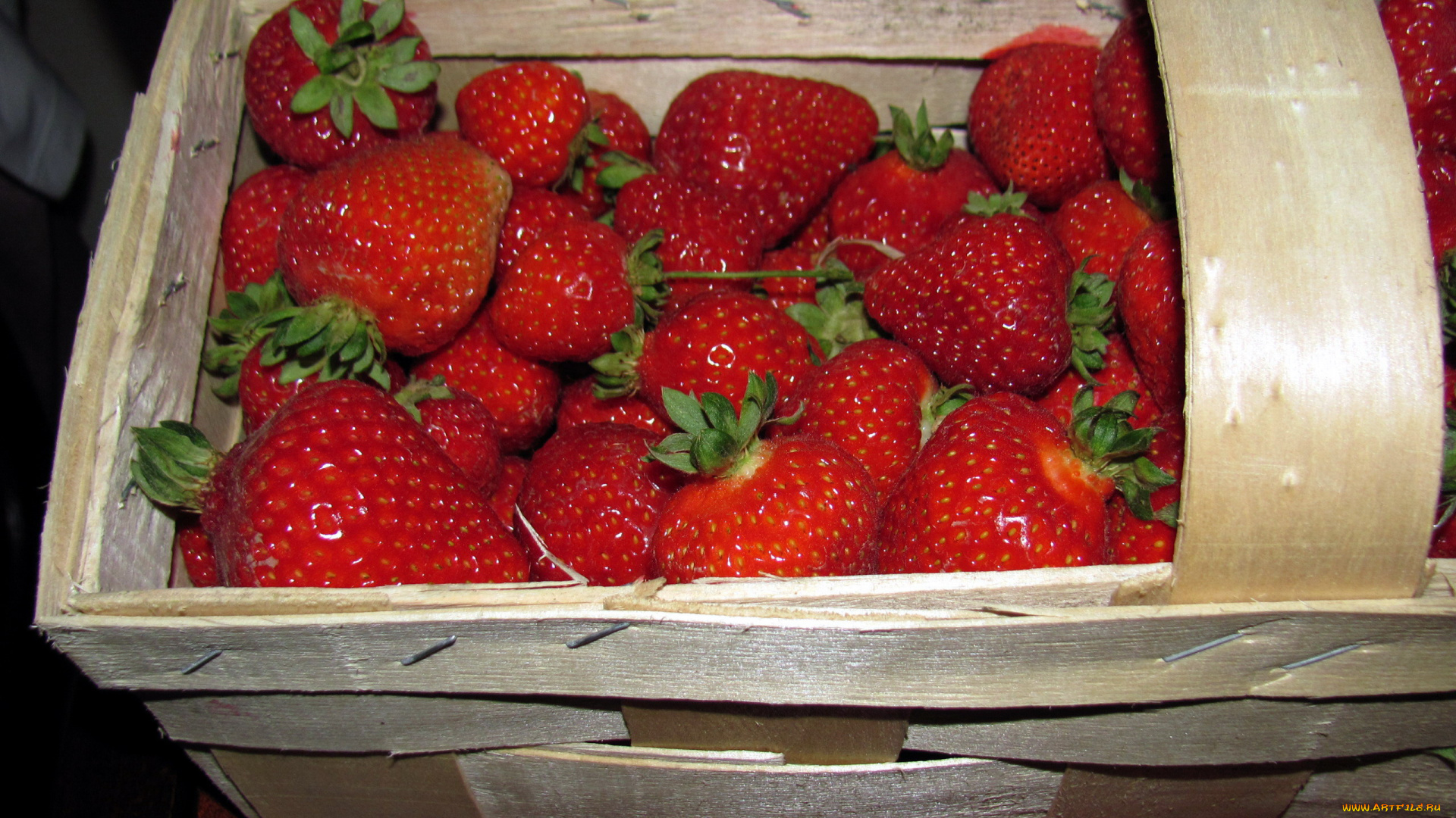 еда, клубника, , земляника, корзинка, ягоды